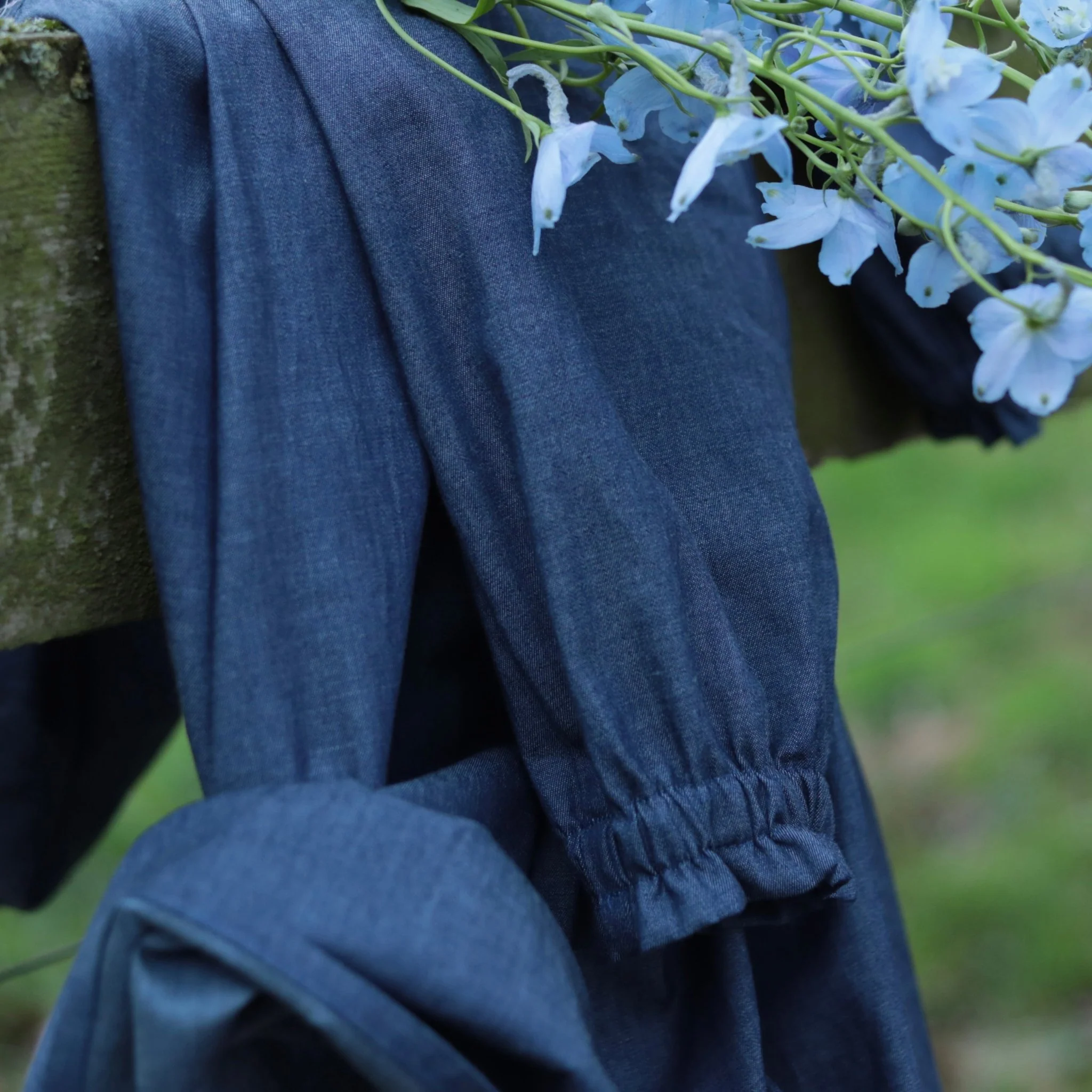 Robe Allegra - jean de coton bleu - Image 2