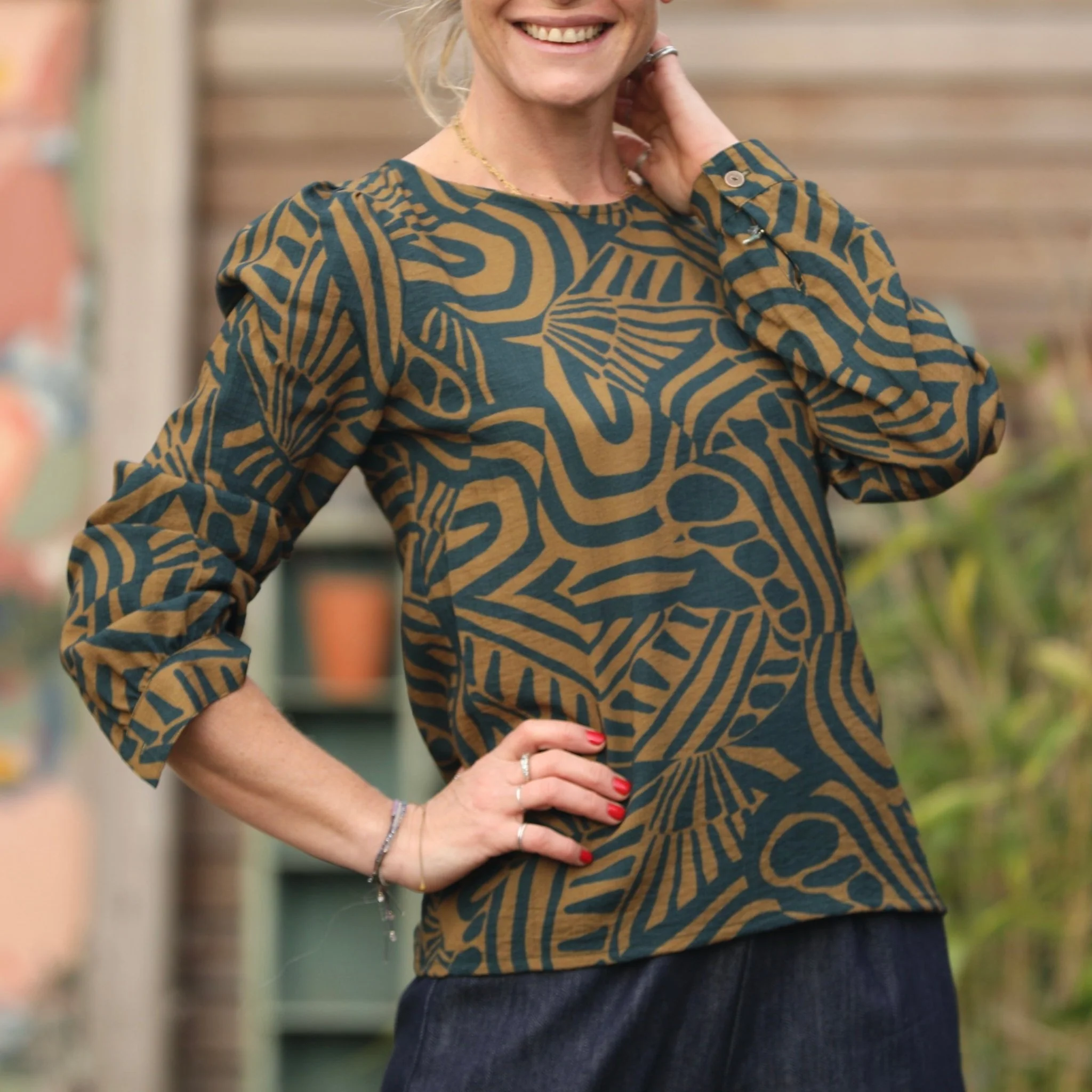 Blouse Amarante - Fusion Chlorophylle