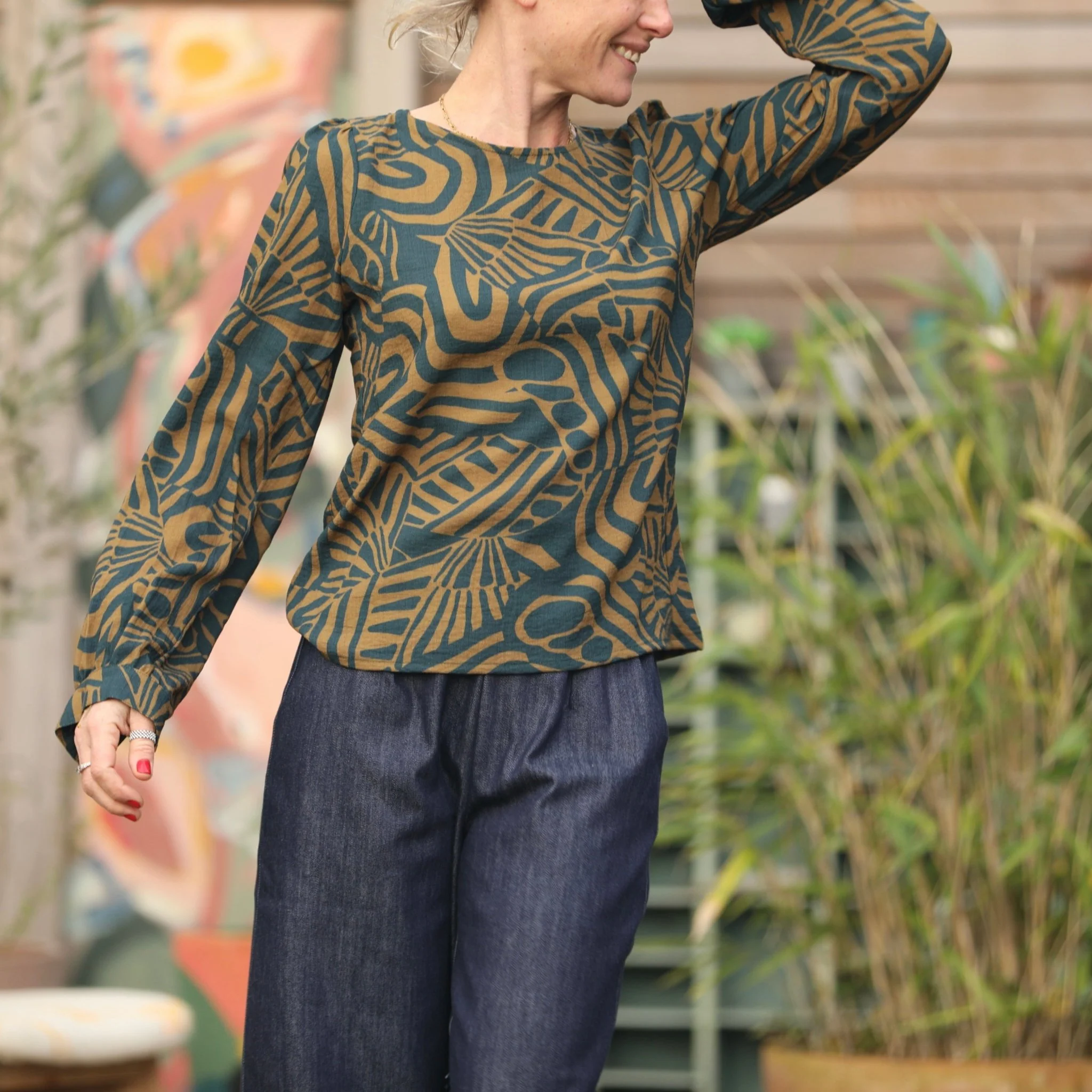 Blouse Amarante - Fusion Chlorophylle - Image 4