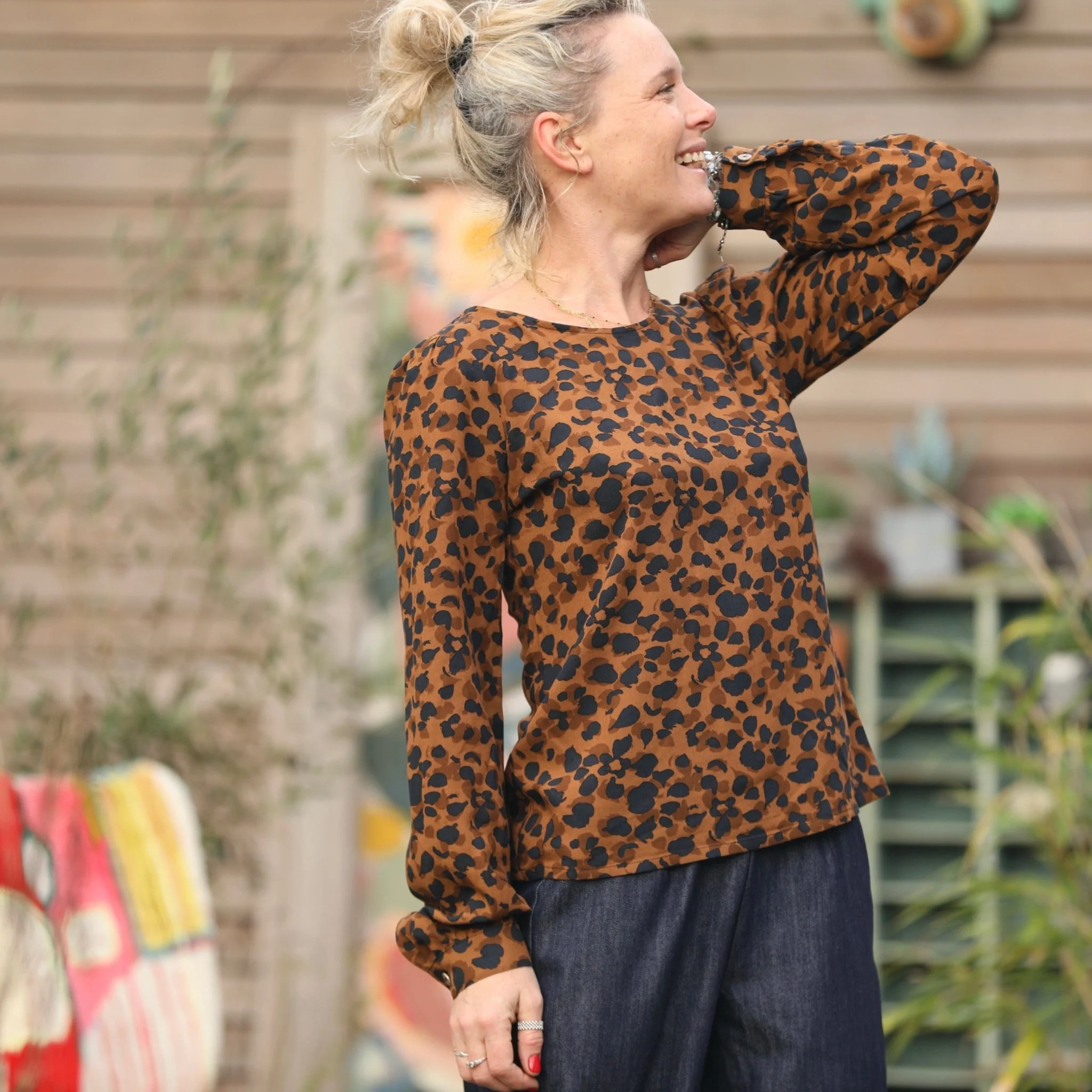 Blouse Amarante - viscose "graou" - Image 6