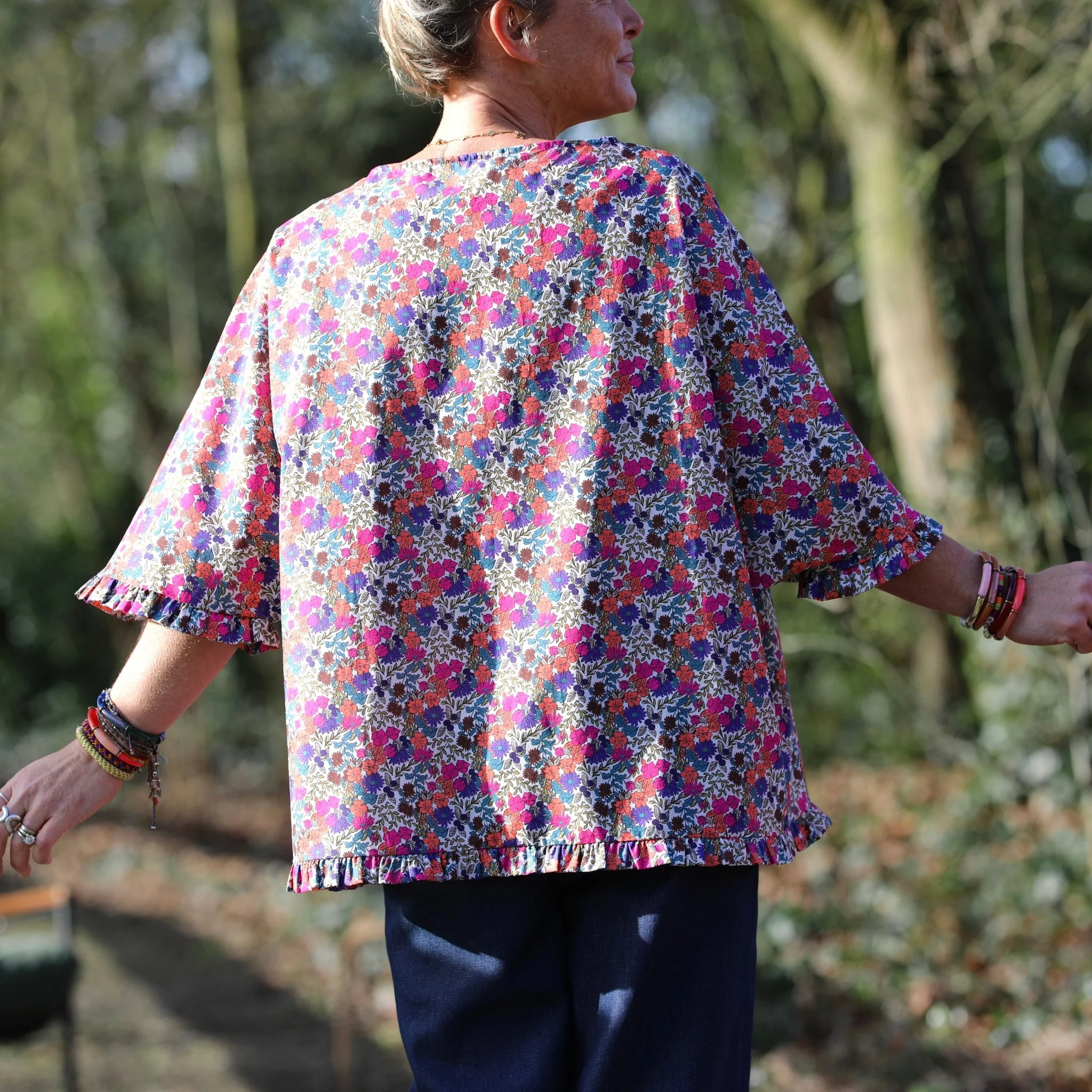 Blouse Annette – Petit floral poétique - Image 4