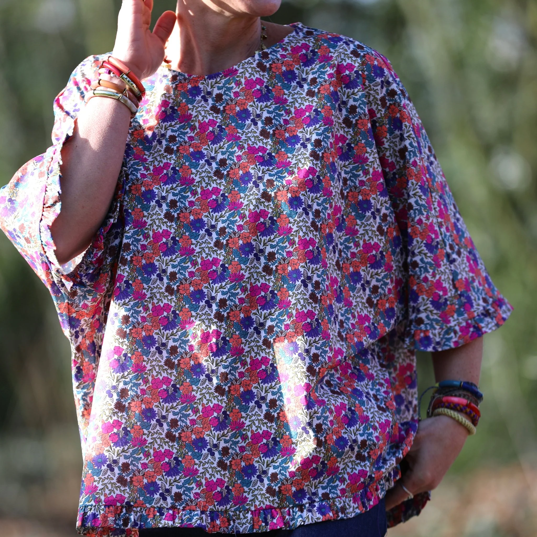 Blouse Annette – Petit floral poétique - Image 7