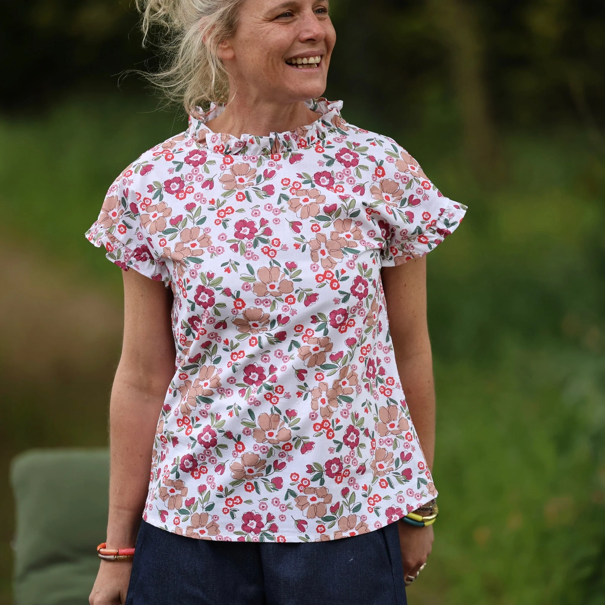 Blouse Camélia – Coton souffle fleuri - Image 11