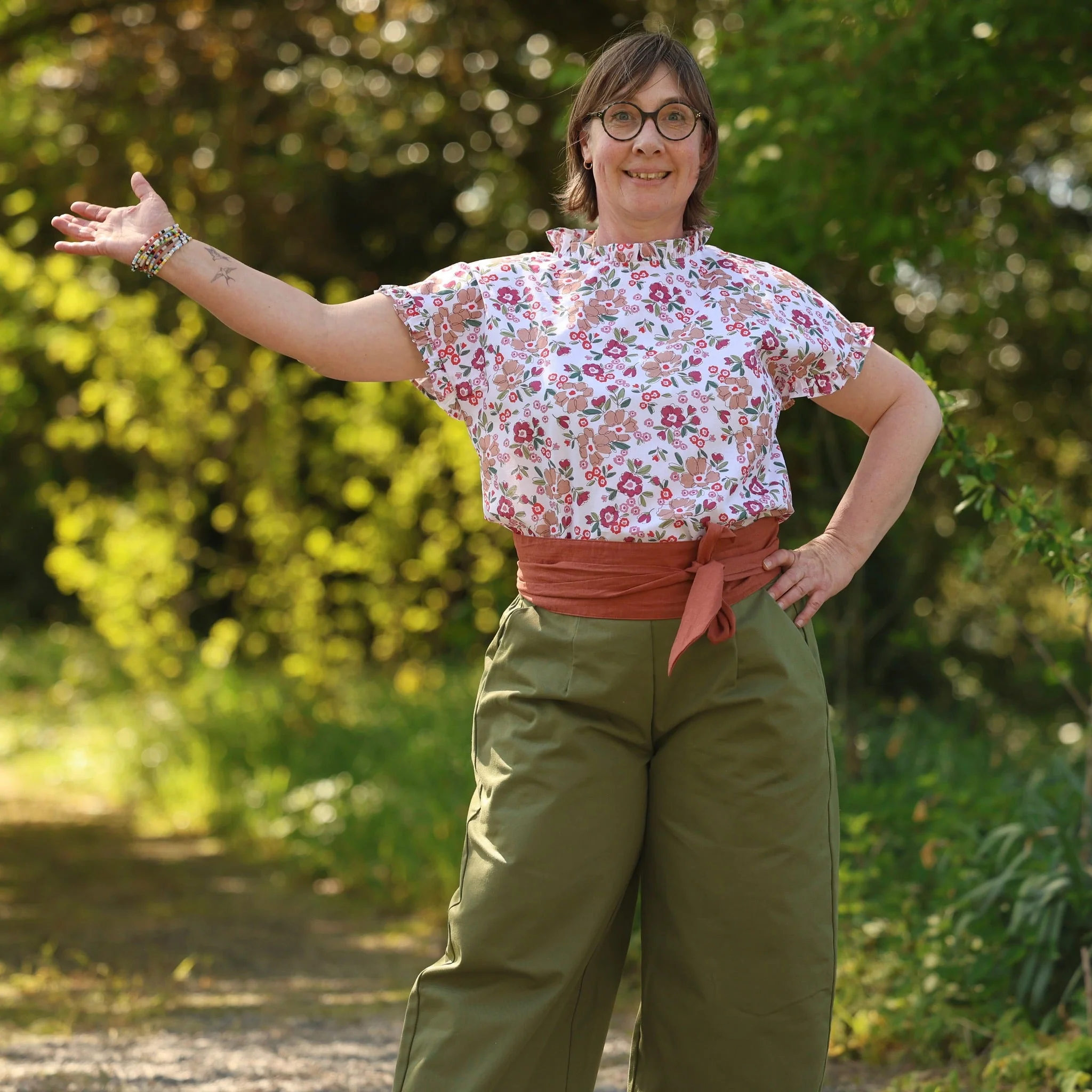 Blouse Camélia – Coton souffle fleuri - Image 4