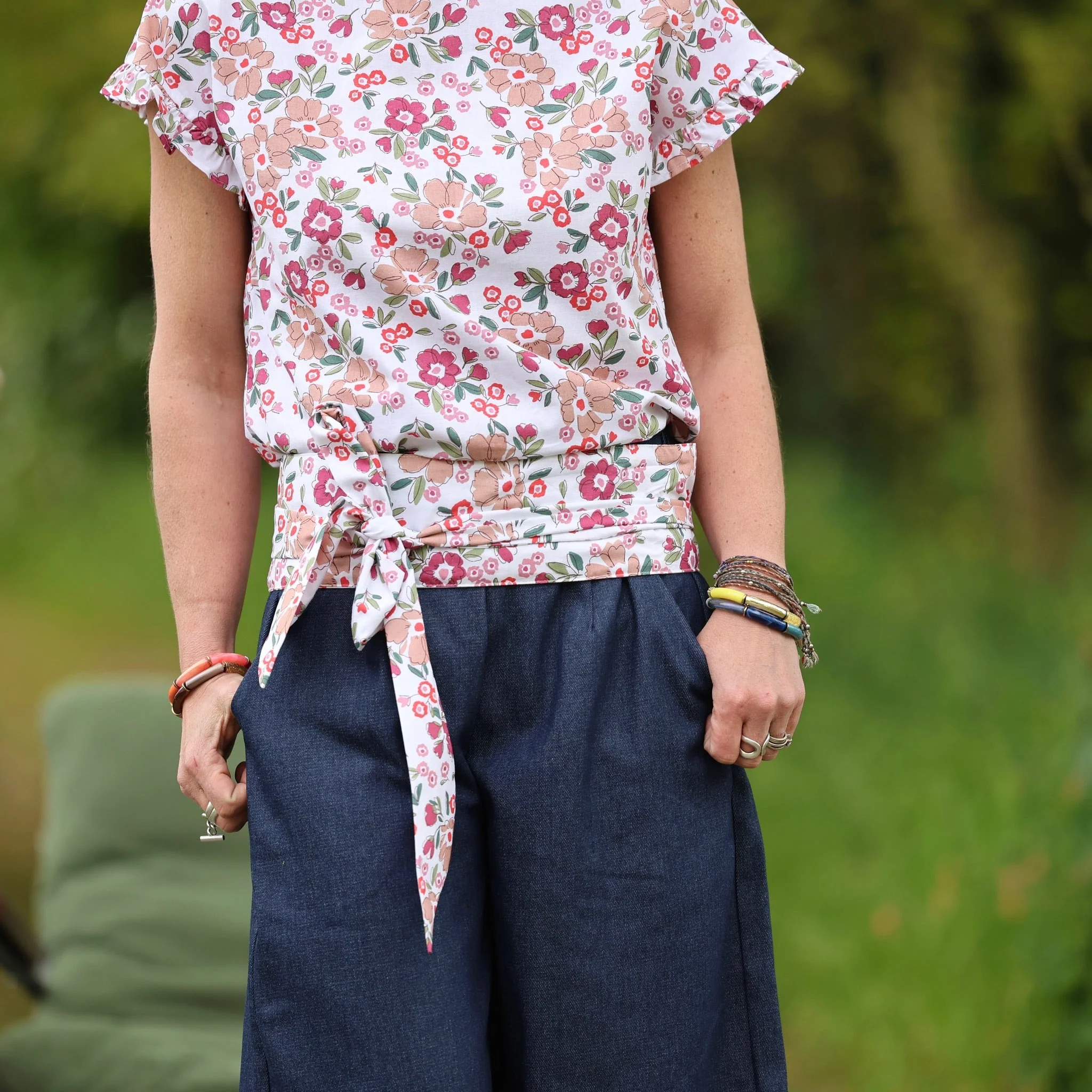 Blouse Camélia – Coton souffle fleuri - Image 7