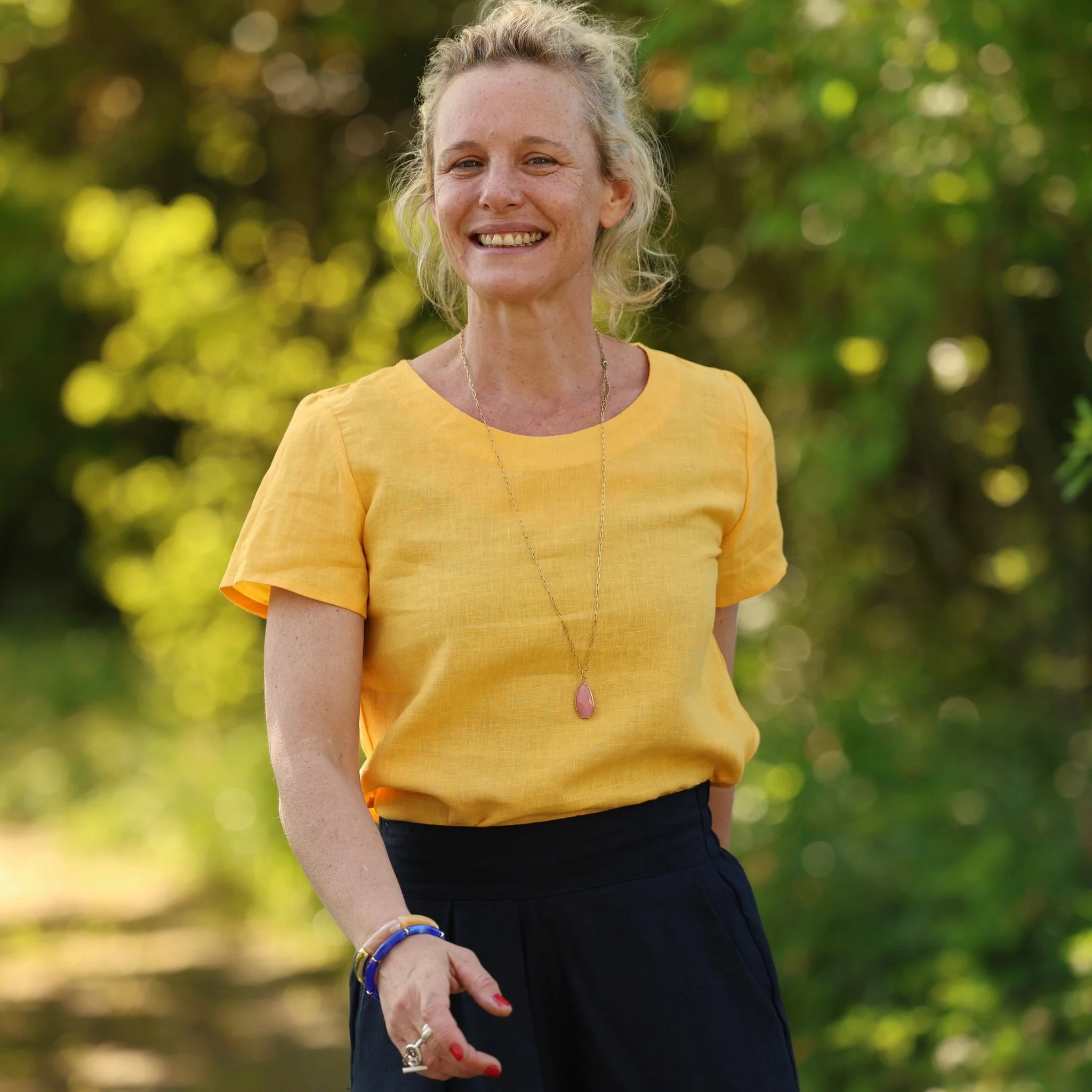 Blouse Emeline en lin soleil - Image 4