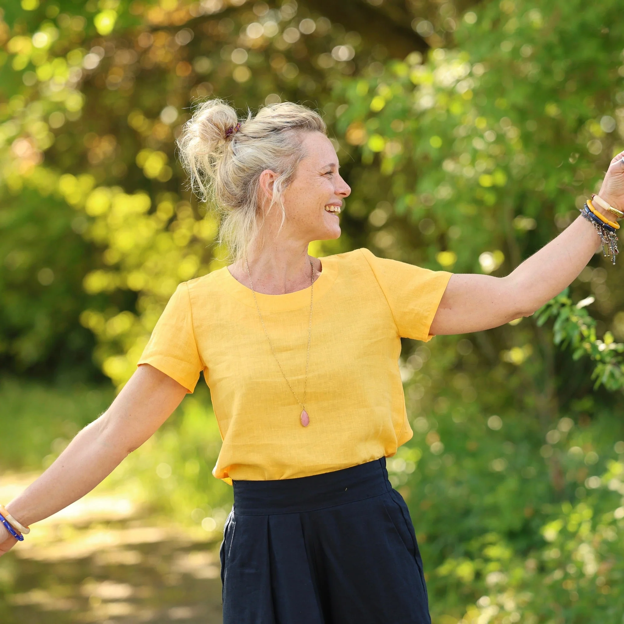 Blouse Emeline en lin soleil - Image 5