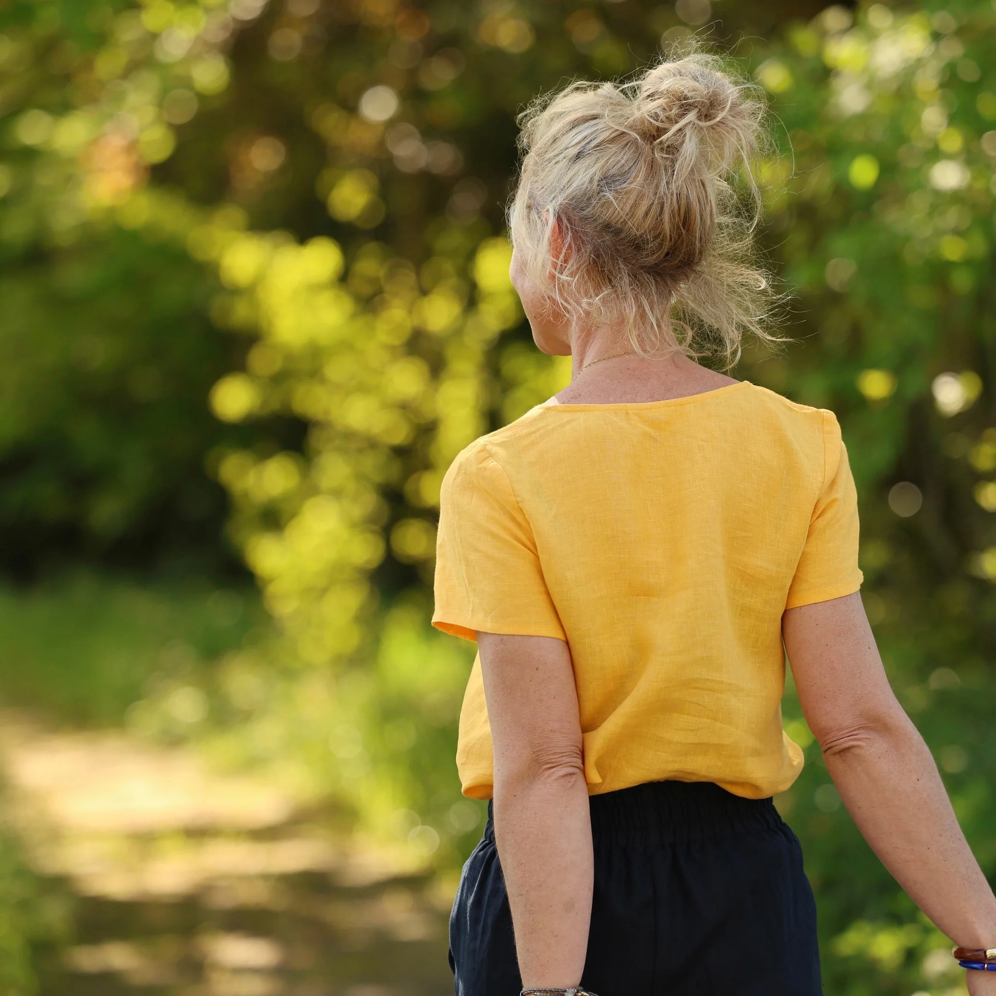 Blouse Emeline en lin soleil - Image 6