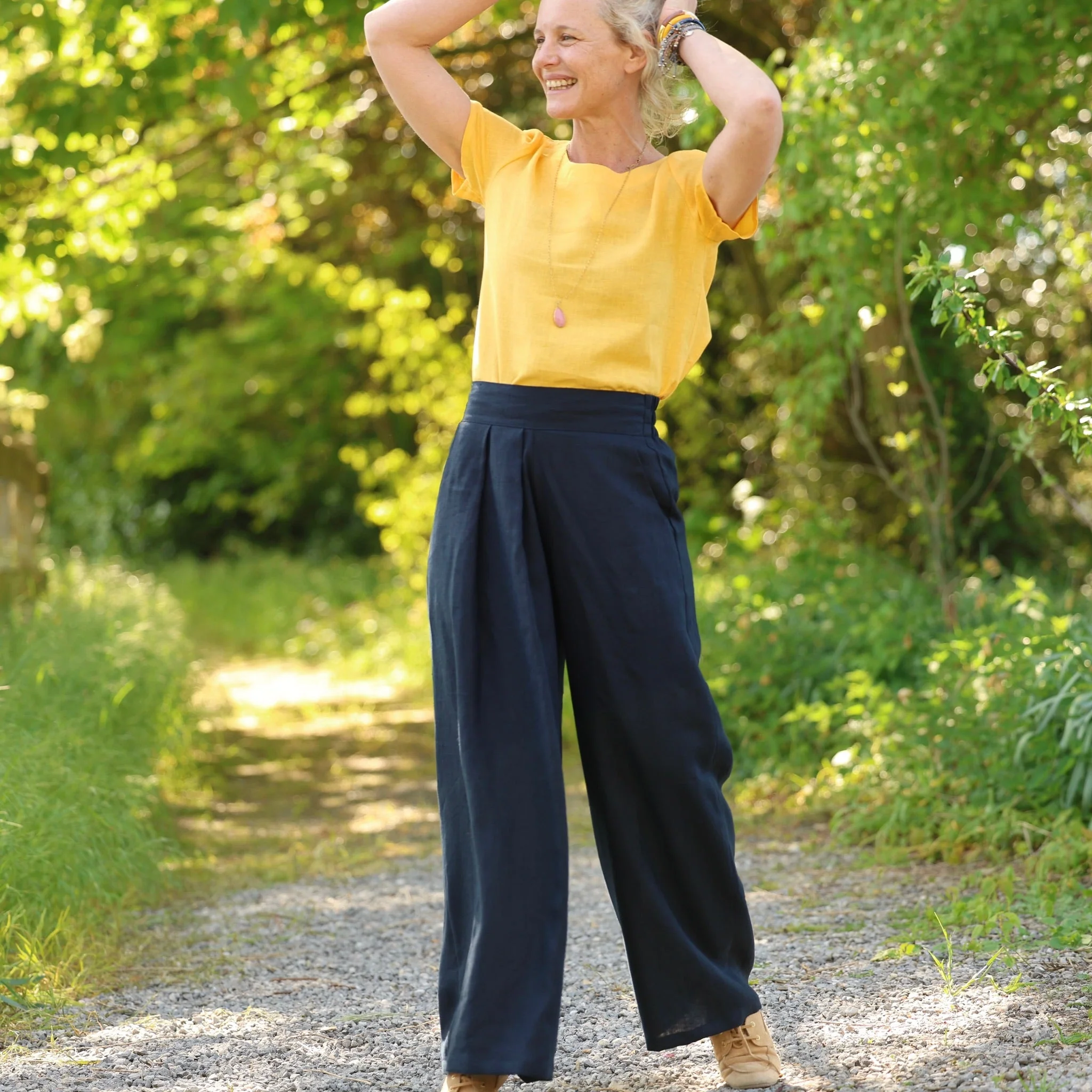 Blouse Emeline en lin soleil - Image 7