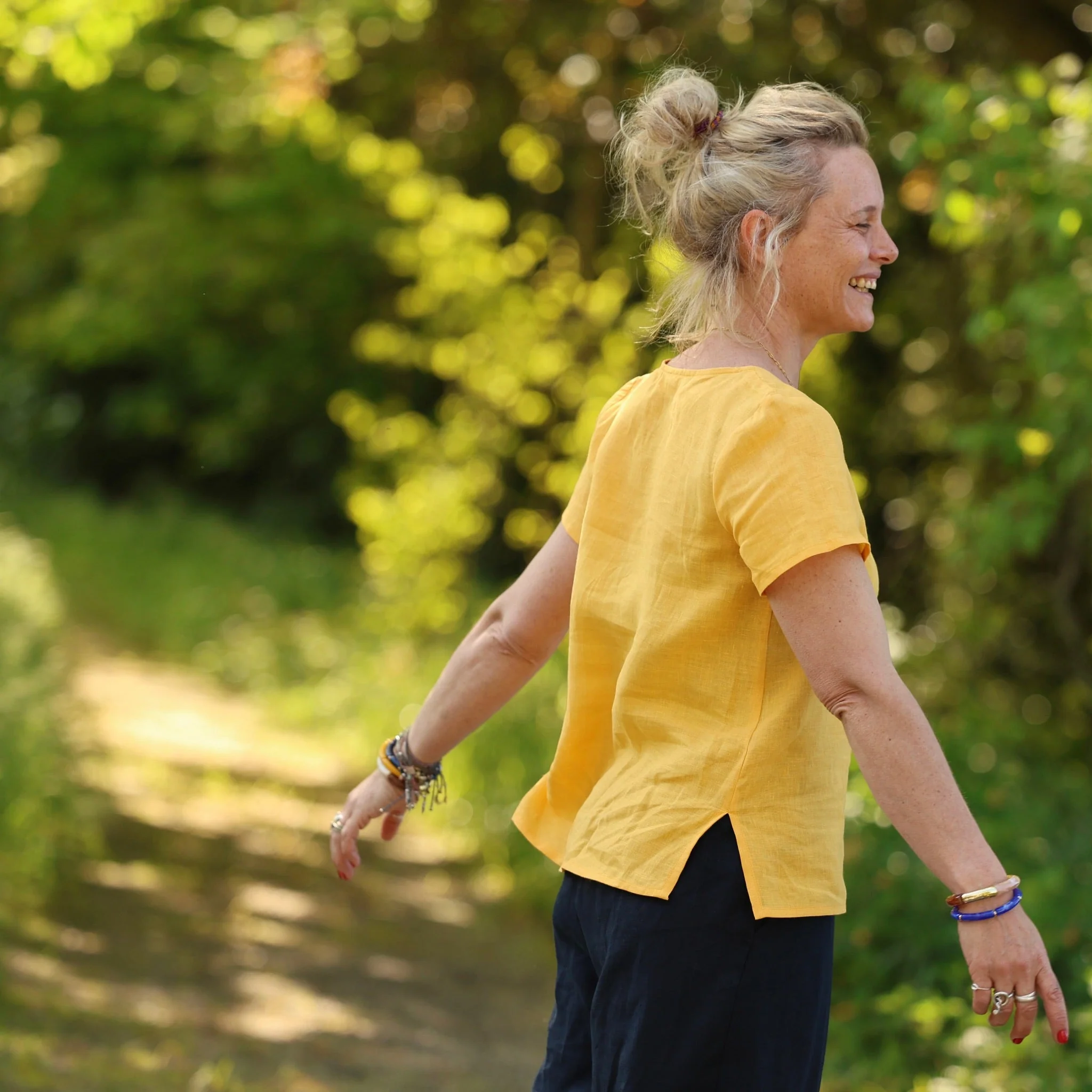 Blouse Emeline en lin soleil - Image 8