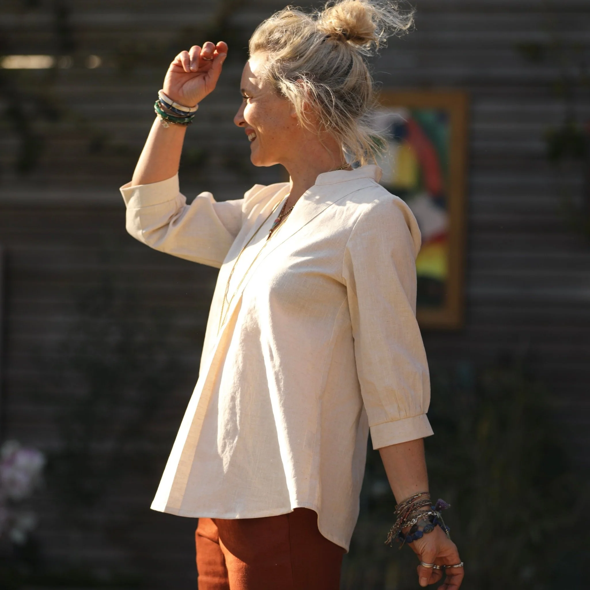 Blouse Isabeau - lin naturel - Image 7