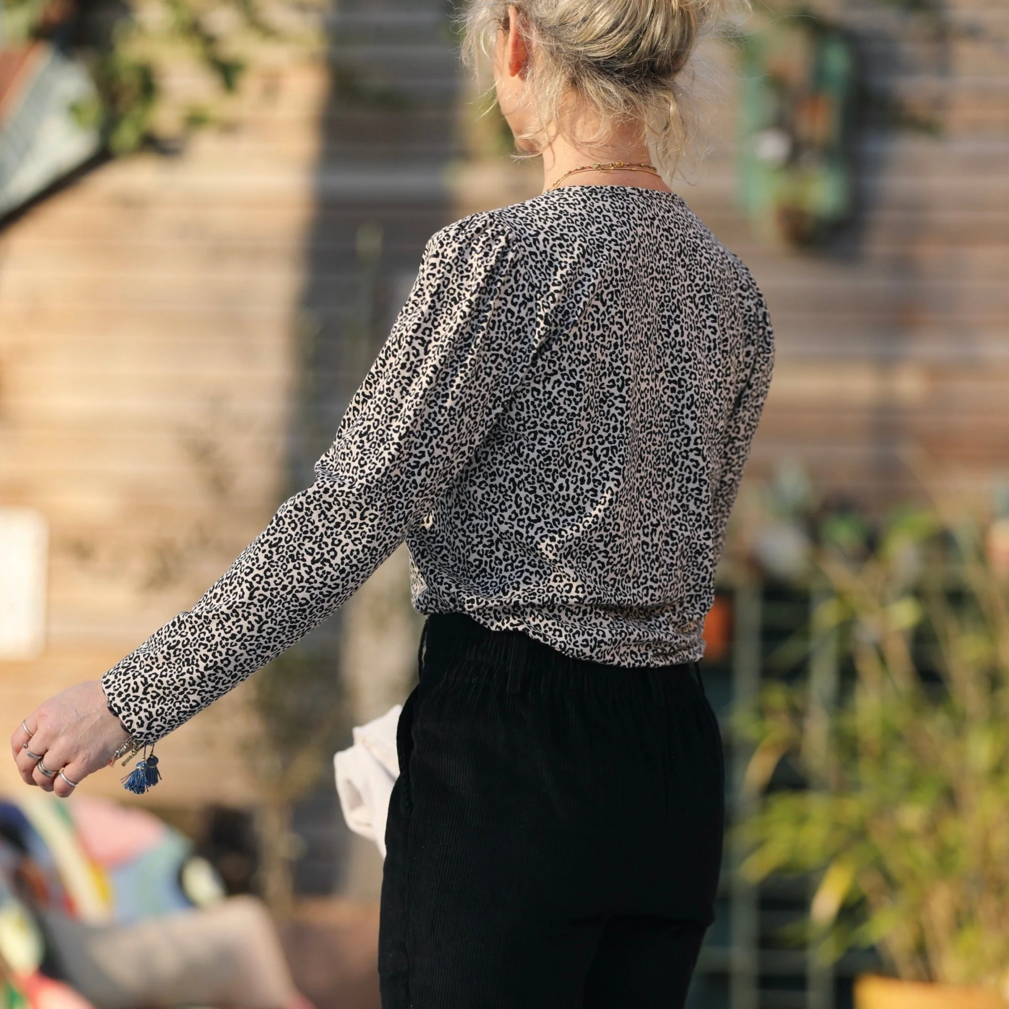 Blouse Lalou jersey de coton léo - Image 4