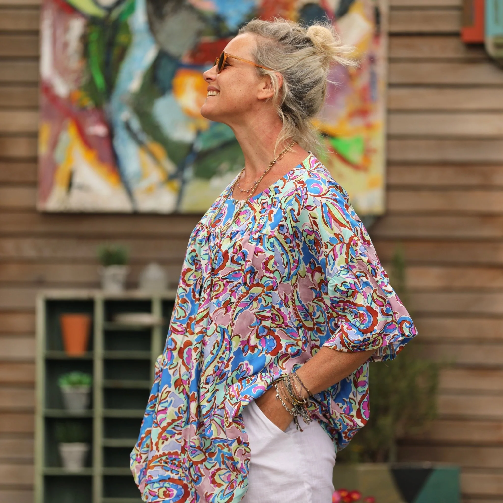 Blouse Léopoldine -  viscose Colorama - Image 5