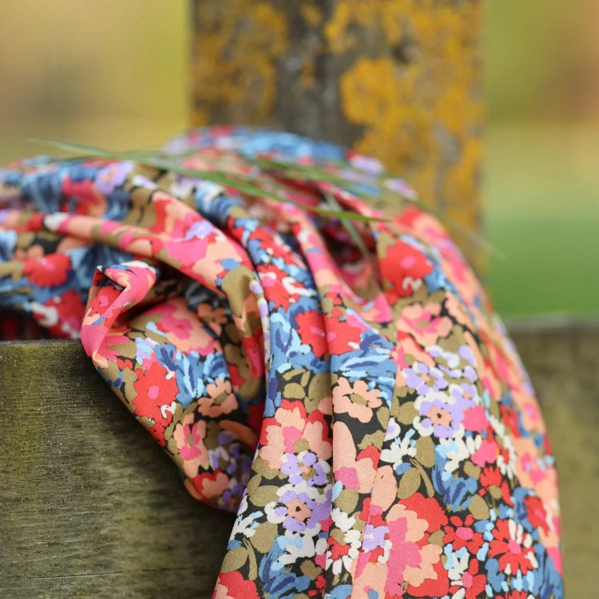 Blouse Madeleine – Coton Flammes Botaniques - Image 2