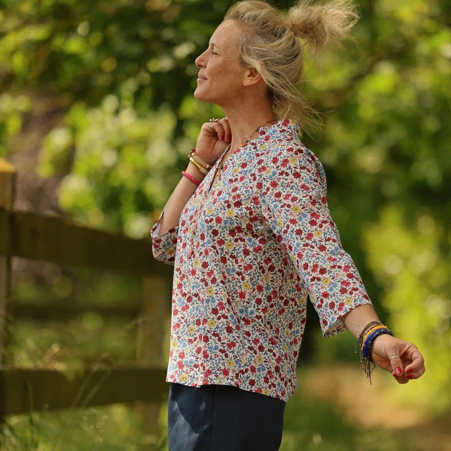 Blouse Madeleine – Coton Jardin espagnol - Image 7