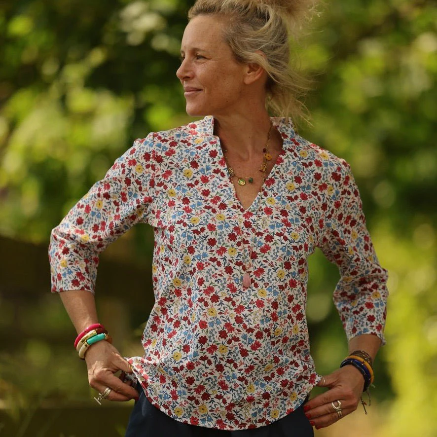 Blouse Madeleine – Coton Jardin espagnol - Image 8