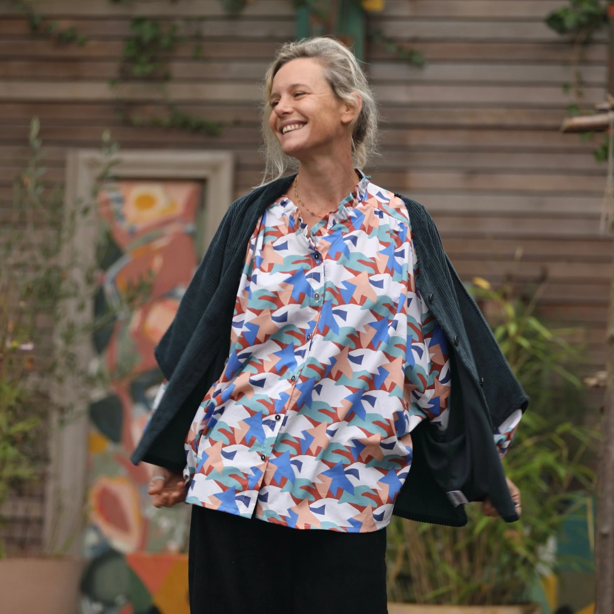 Blouse Miléna - voile de coton Perros-Guirec - Image 3