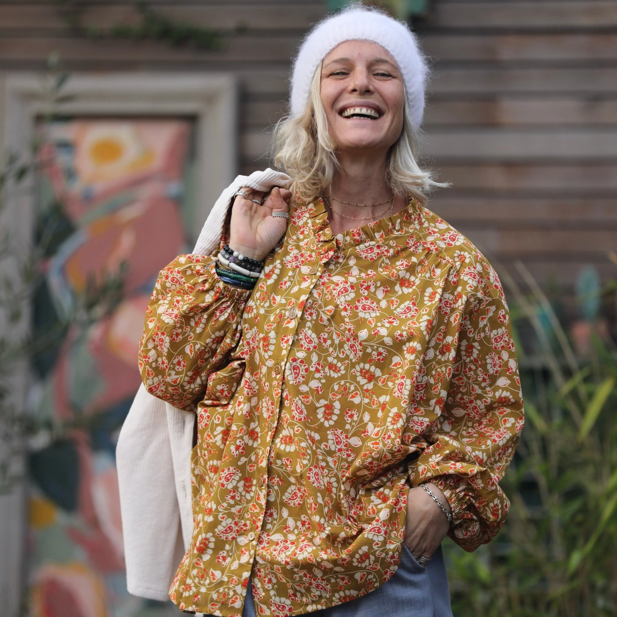 Blouse Miléna -  voile de coton Zéphyr
