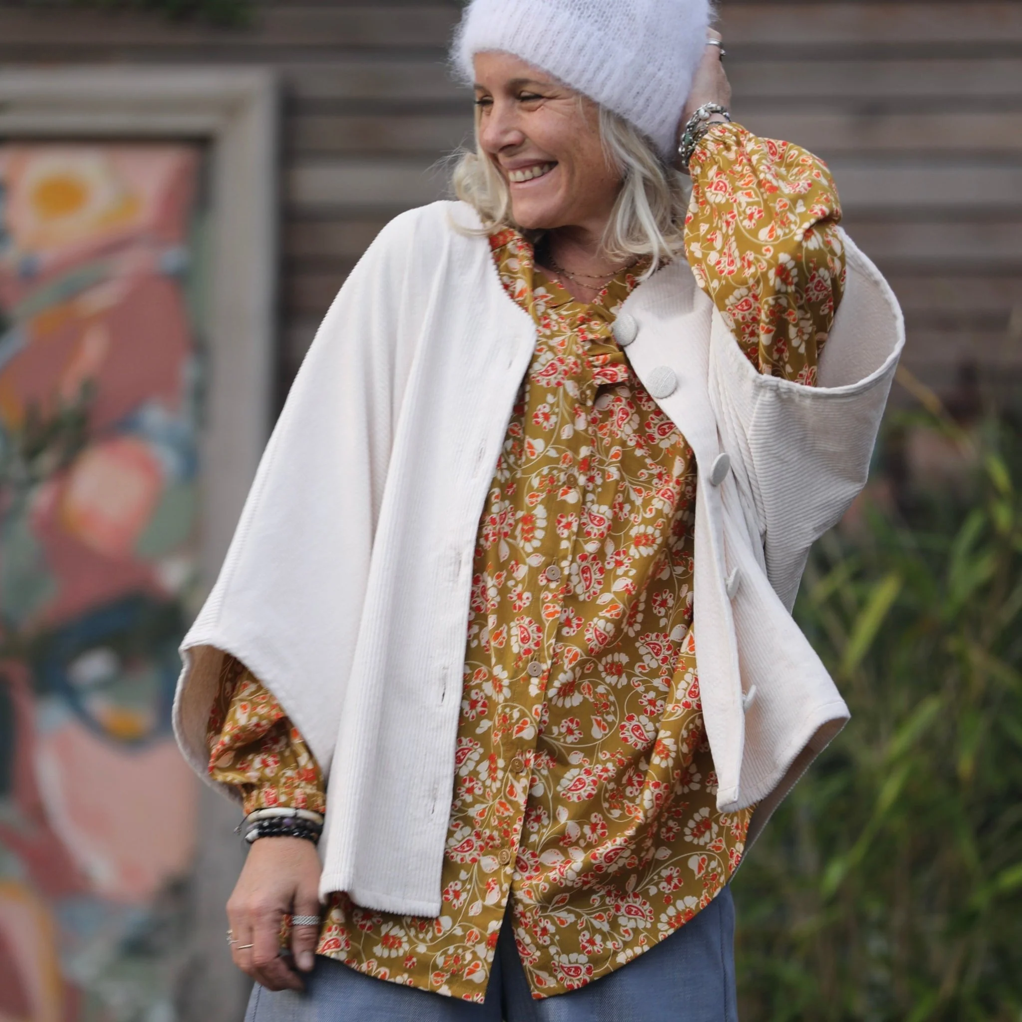 Blouse Miléna -  voile de coton Zéphyr - Image 5
