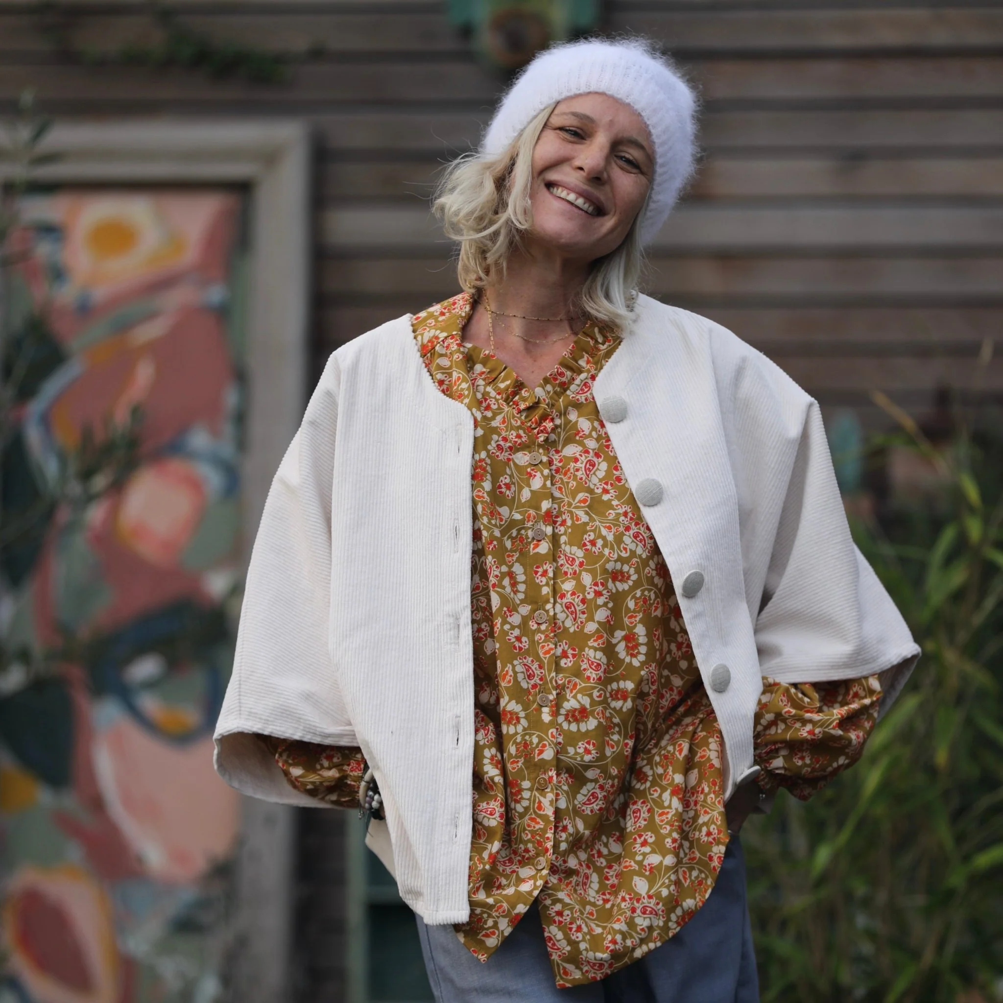 Blouse Miléna -  voile de coton Zéphyr - Image 8
