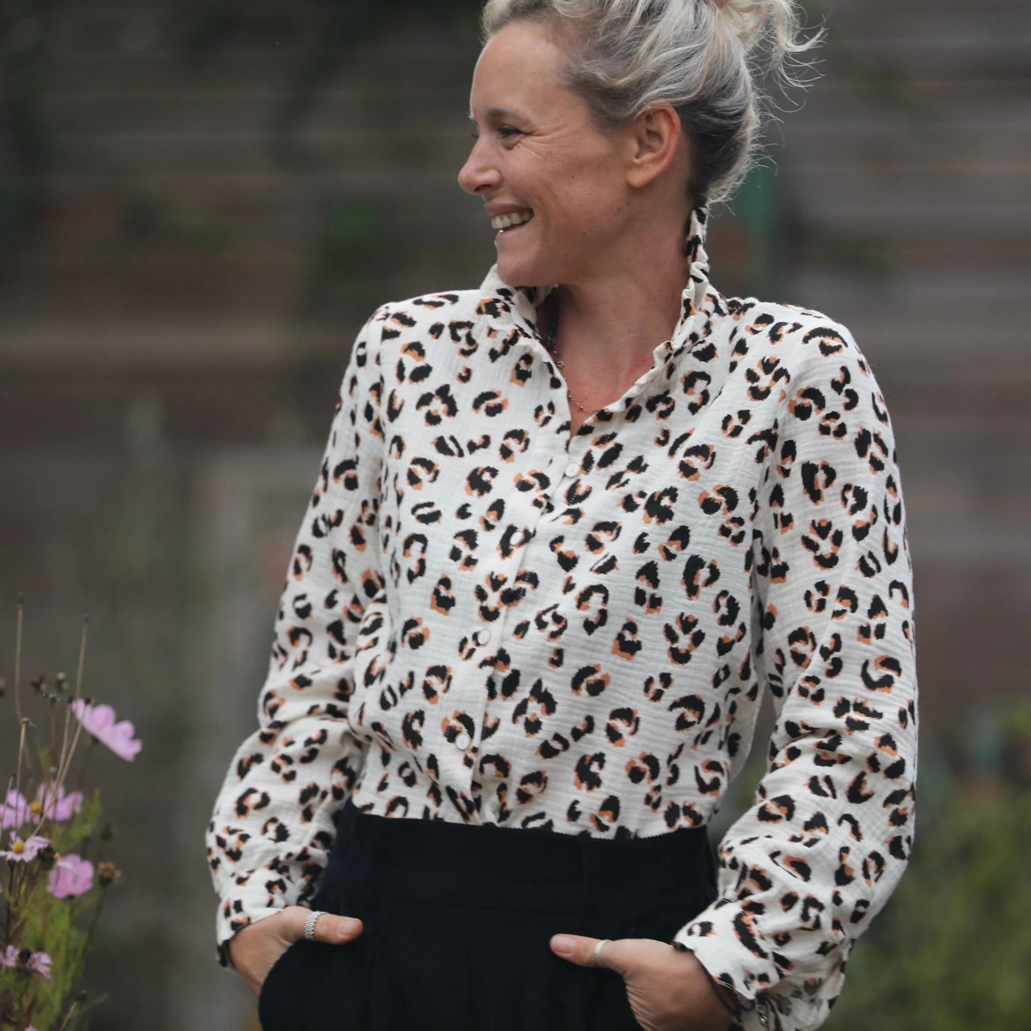 Blouse Marthe -  double gaze de coton léo