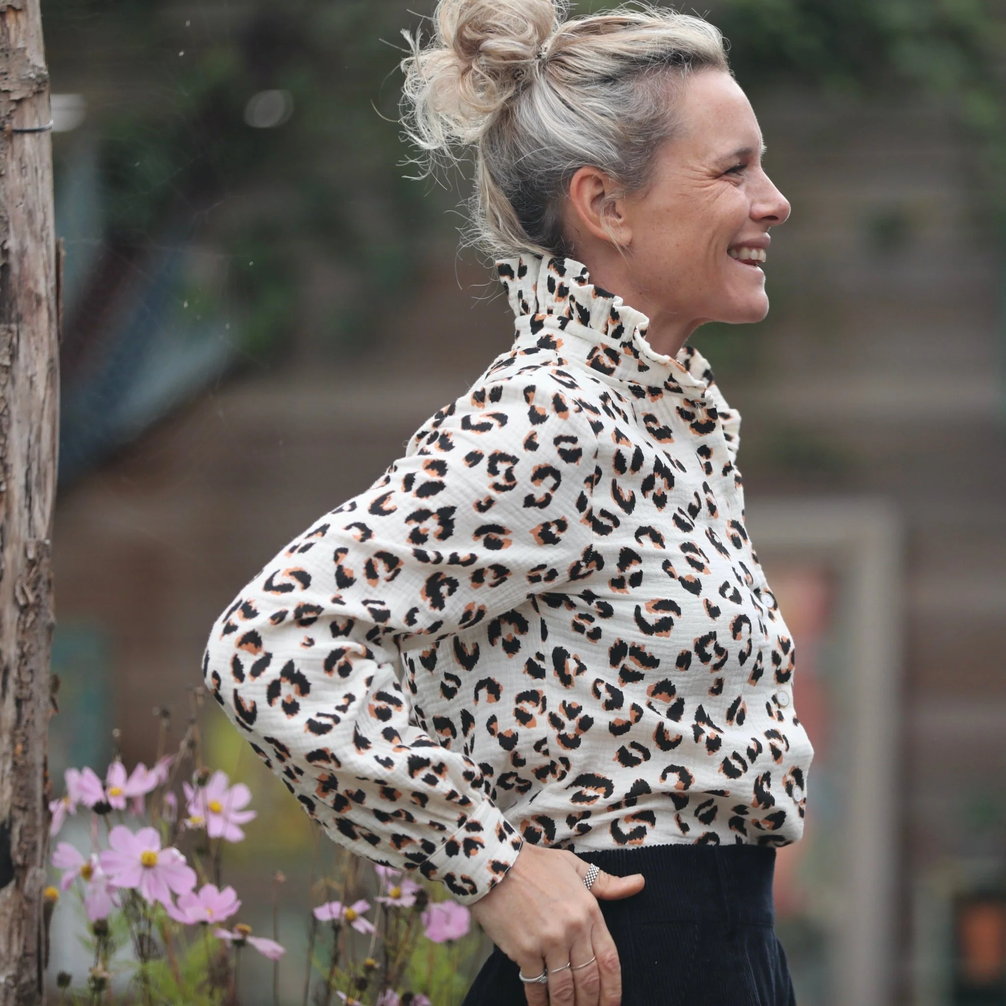 Blouse Marthe -  double gaze de coton léo - Image 6