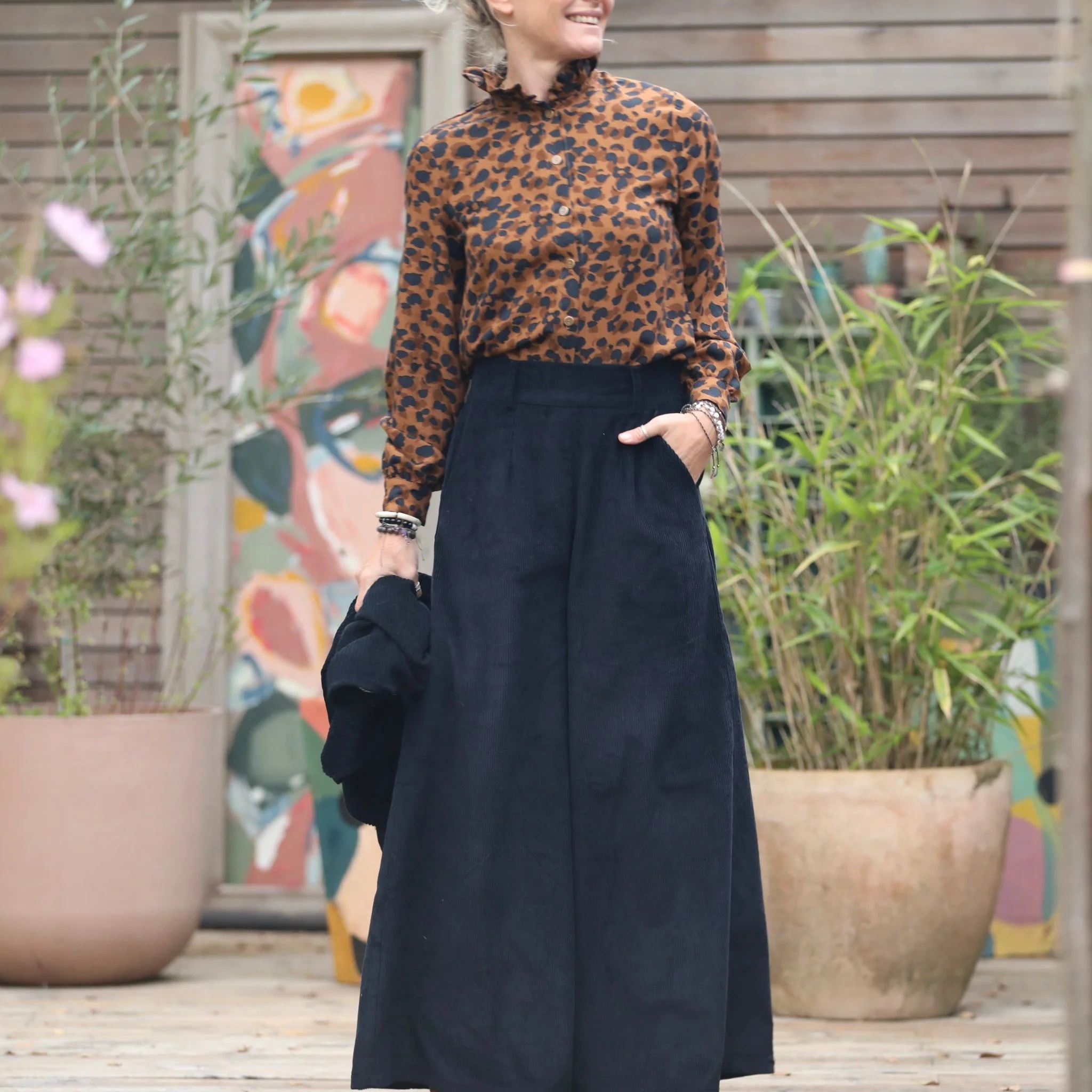 Blouse Marthe-  Graou choco/caramel - Image 11