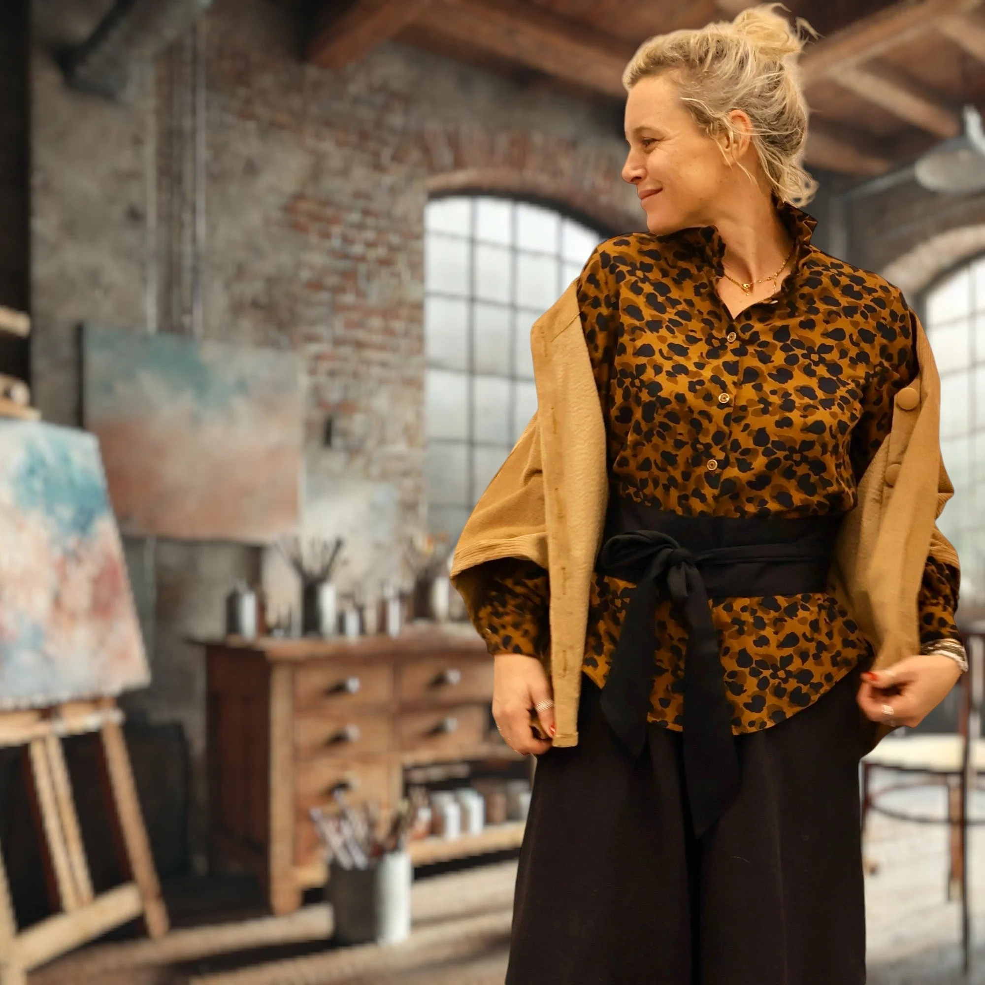 Blouse Marthe-  Graou choco/caramel - Image 6