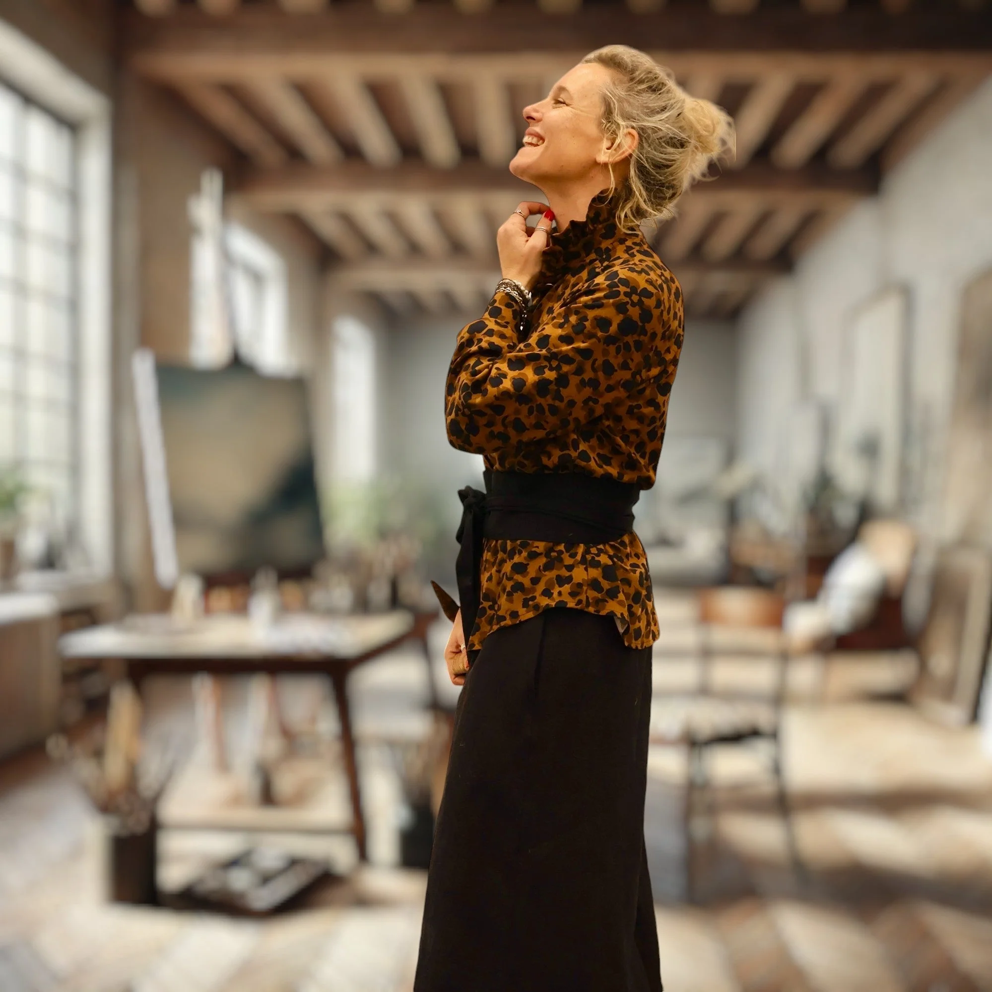 Blouse Marthe-  Graou choco/caramel - Image 9
