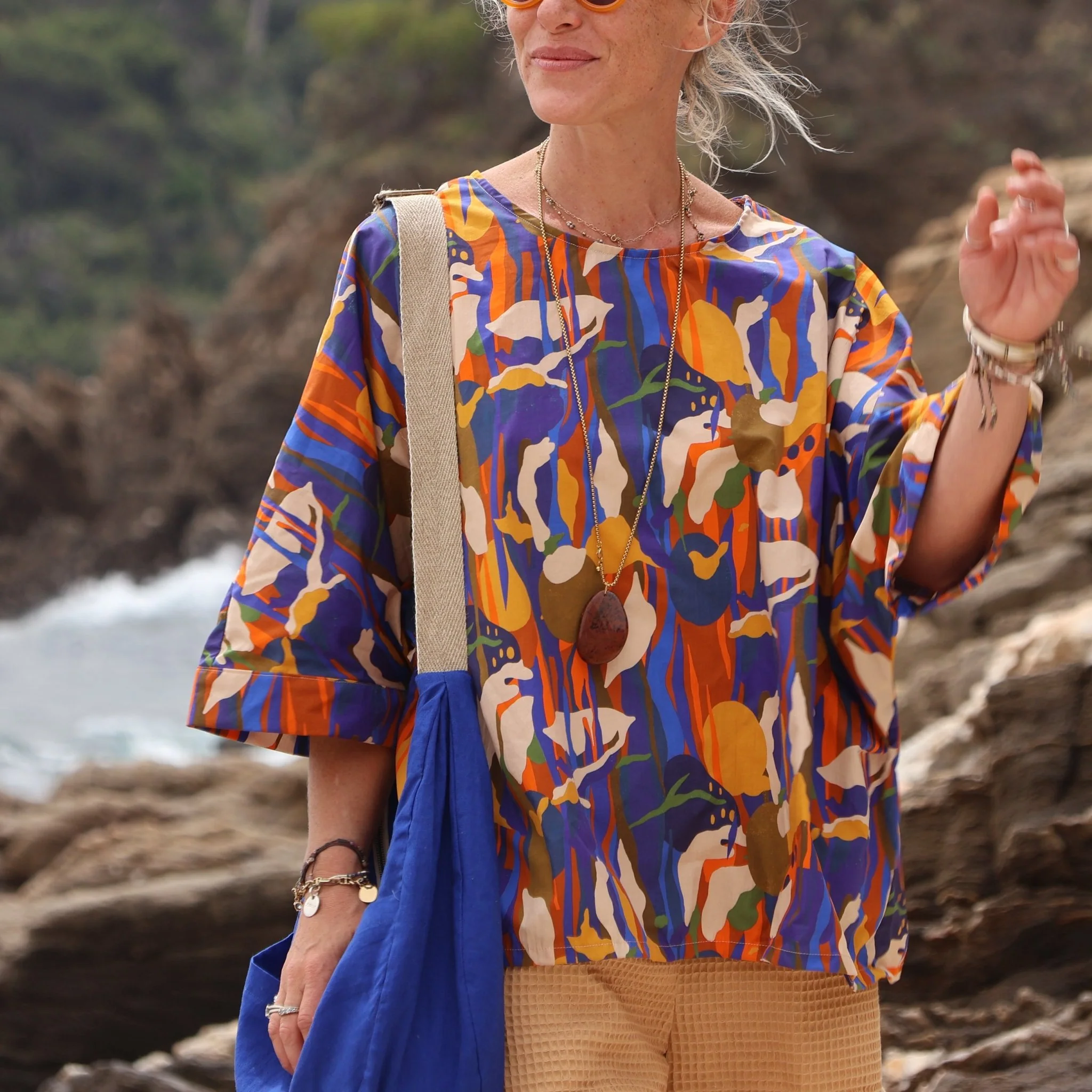 Blouse Nao popeline de coton Samos - Image 6