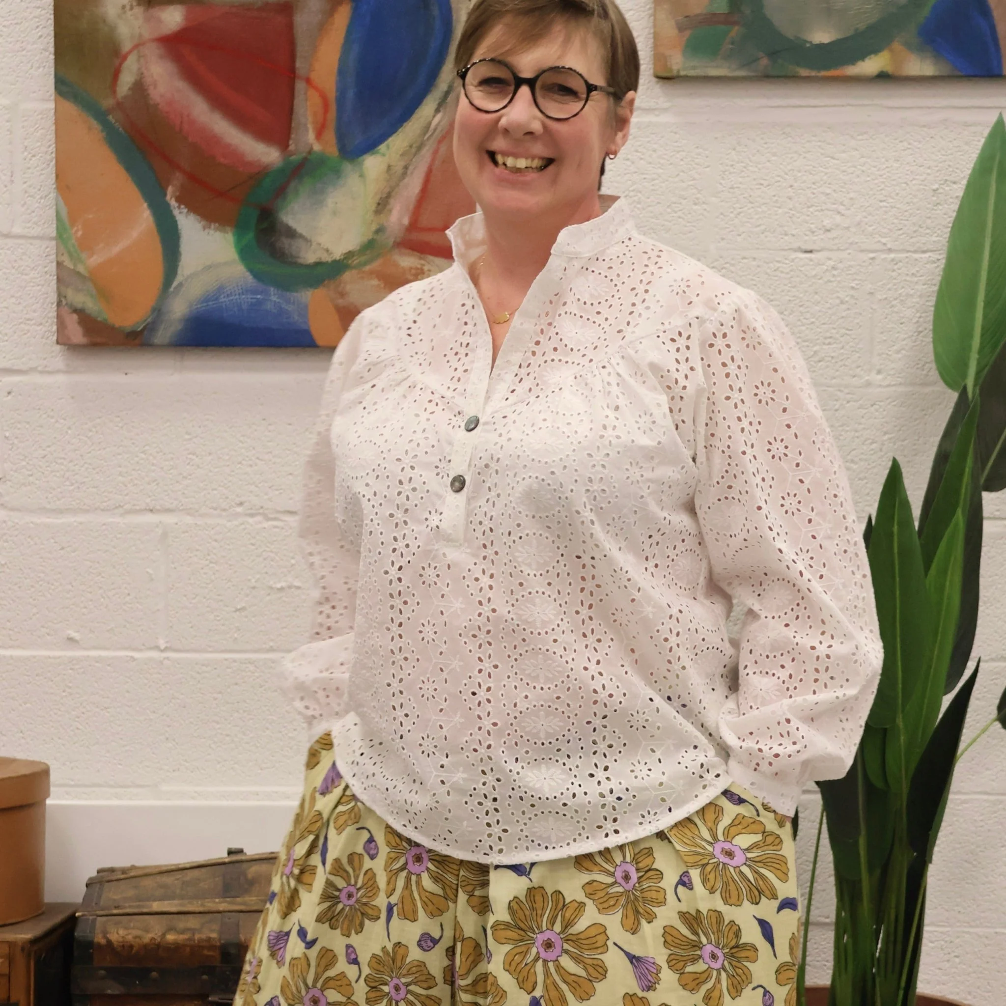 Blouse Thémis - jardin tropical - Image 13
