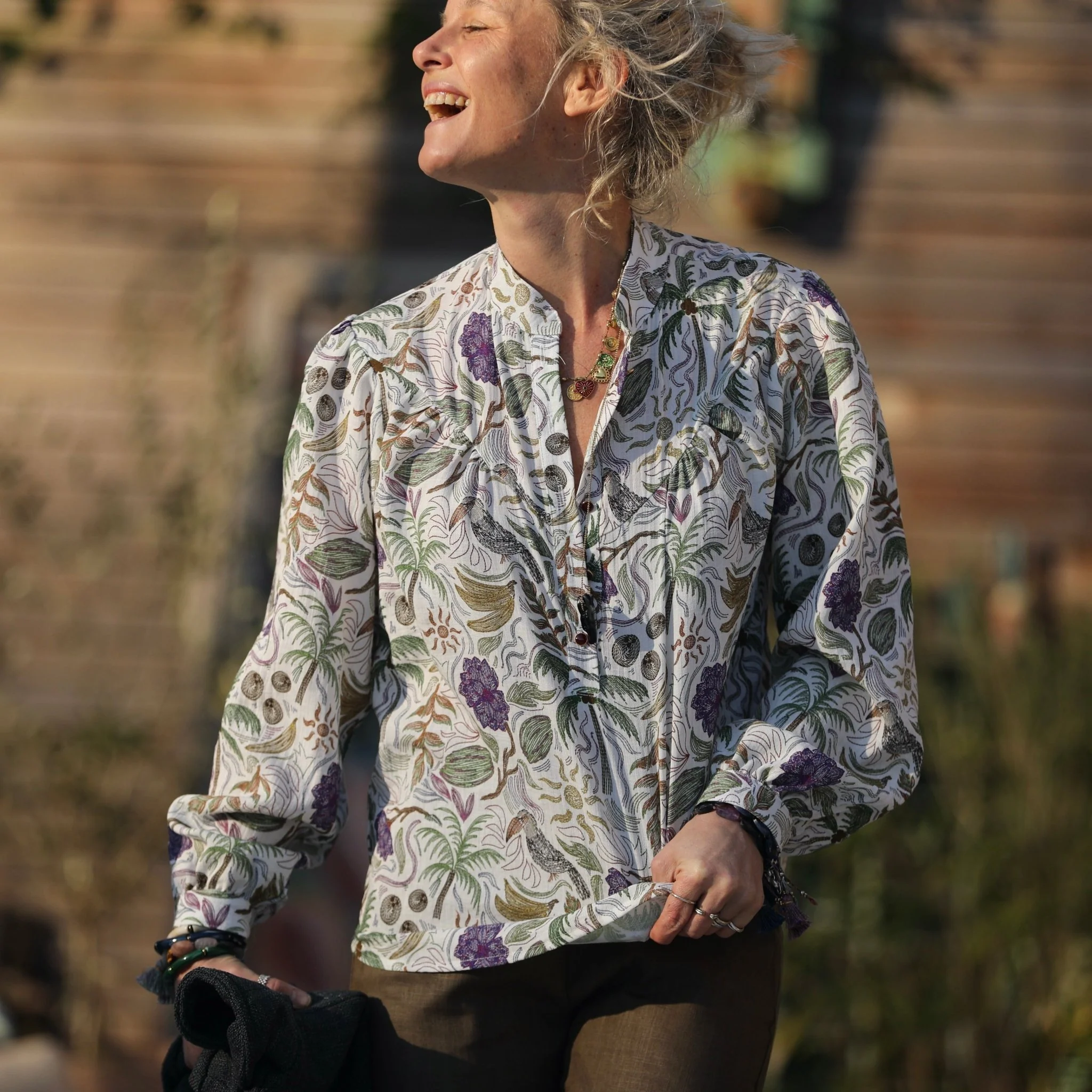 Blouse Thémis - jardin tropical - Image 5