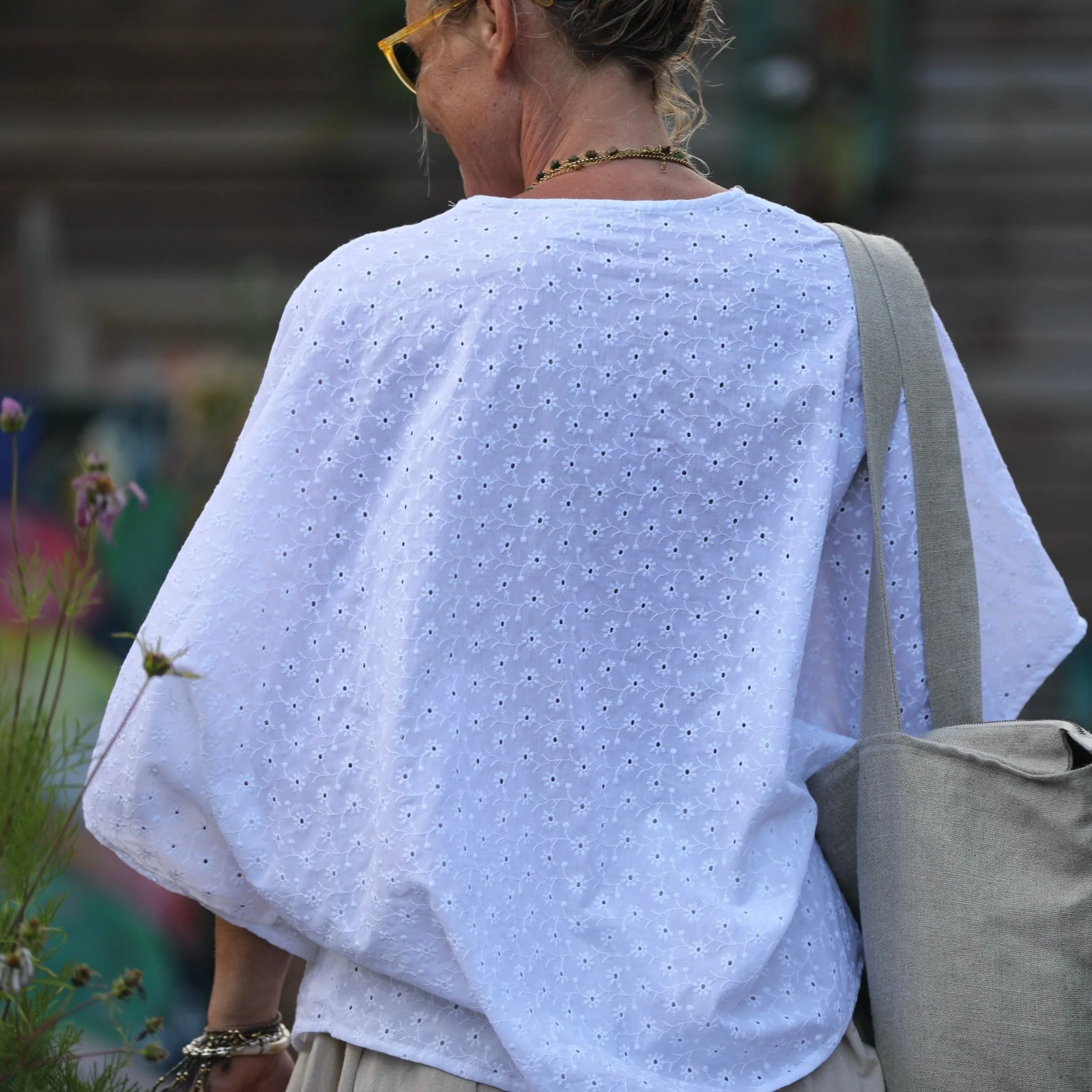 Blouse Yoko - broderie Rêverie blanche - Image 10
