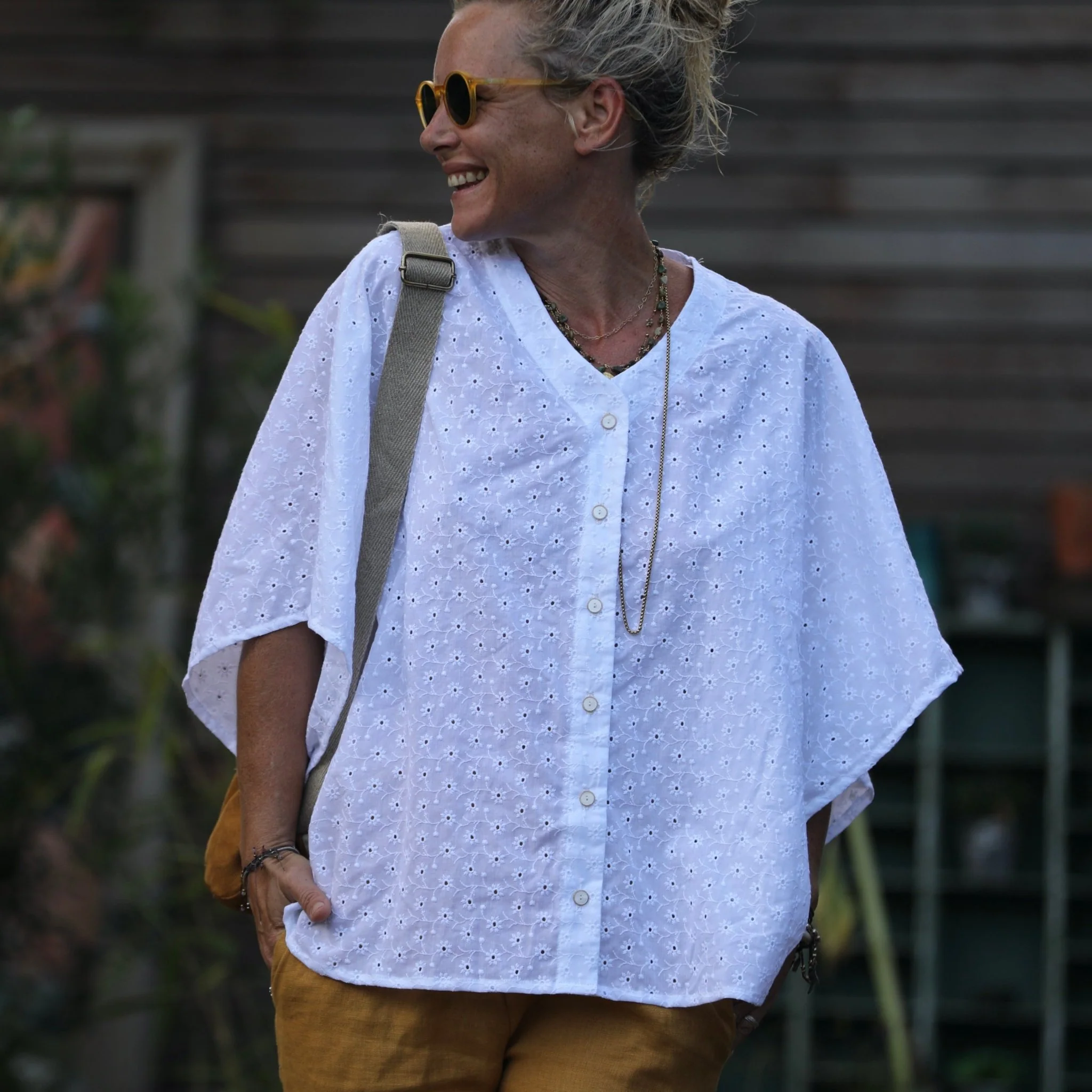 Blouse Yoko - broderie Rêverie blanche - Image 6