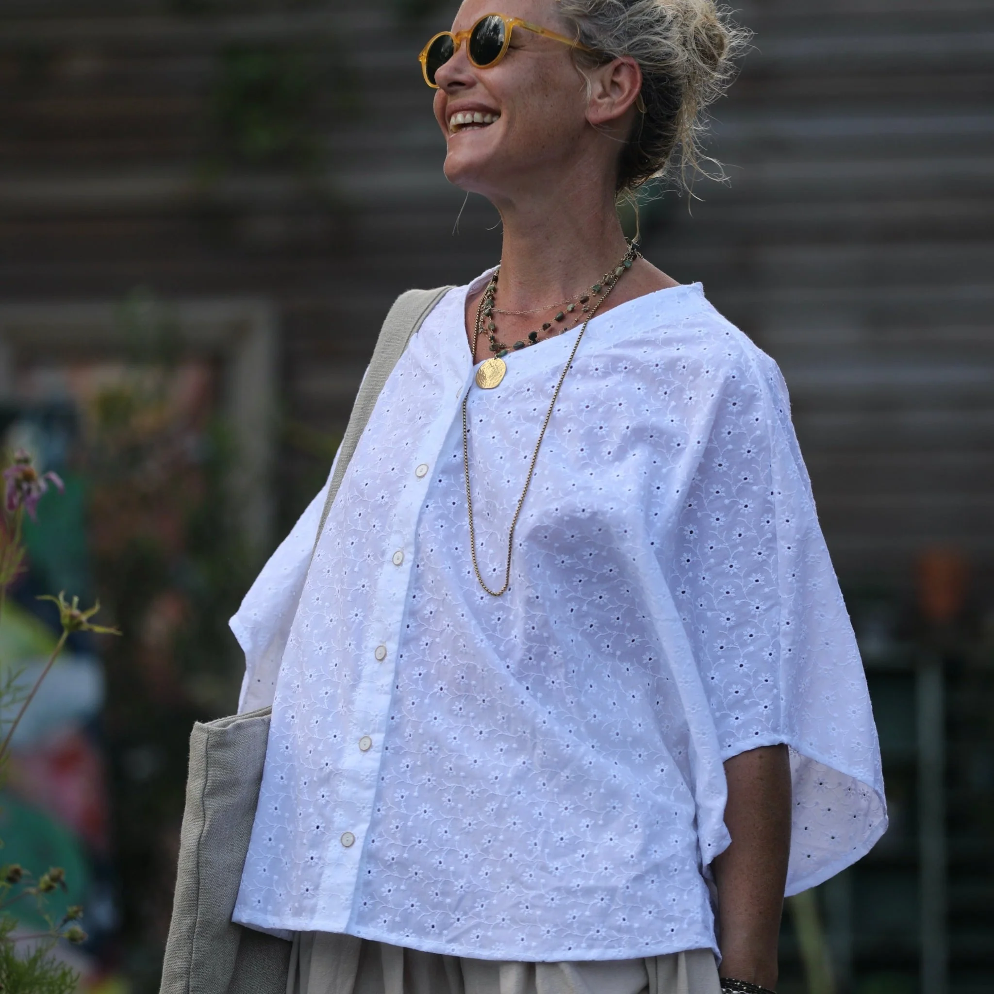 Blouse Yoko - broderie Rêverie blanche - Image 7