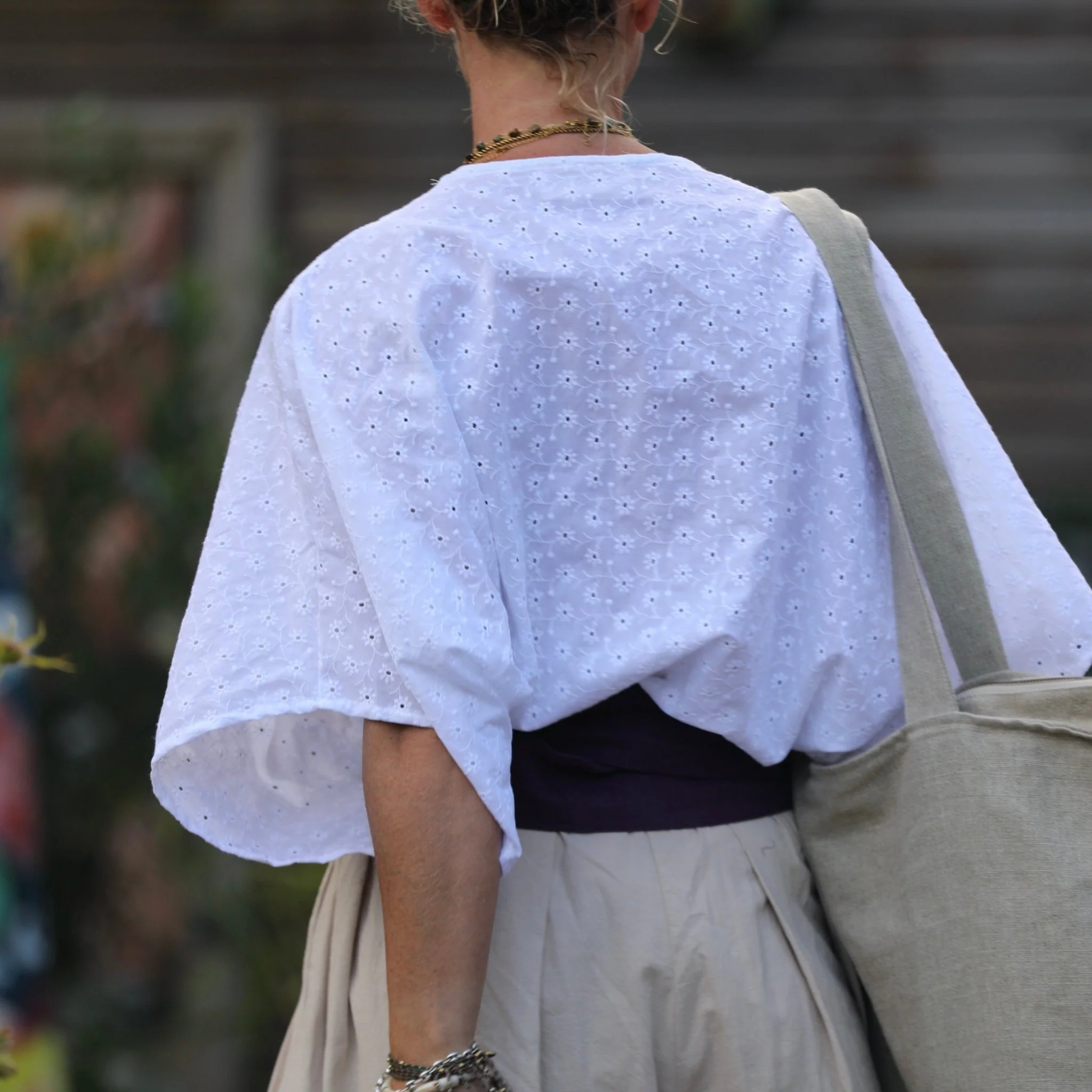 Blouse Yoko - broderie Rêverie blanche - Image 9