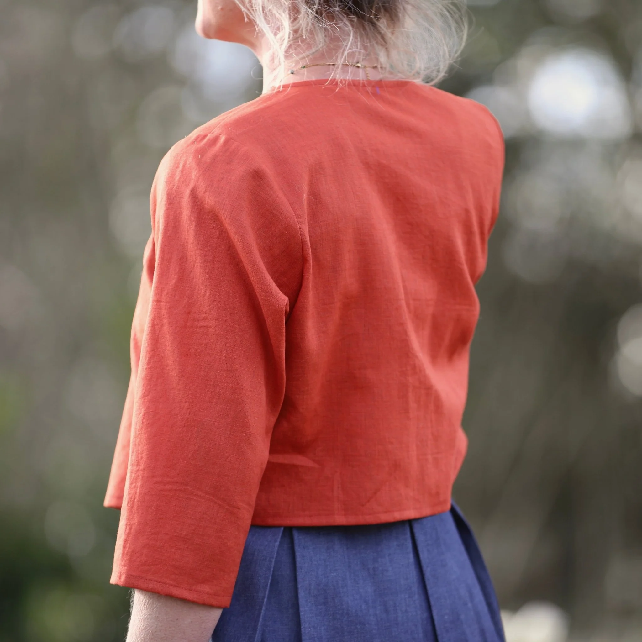Boléro Ange - lin terre de Sienne - Image 9