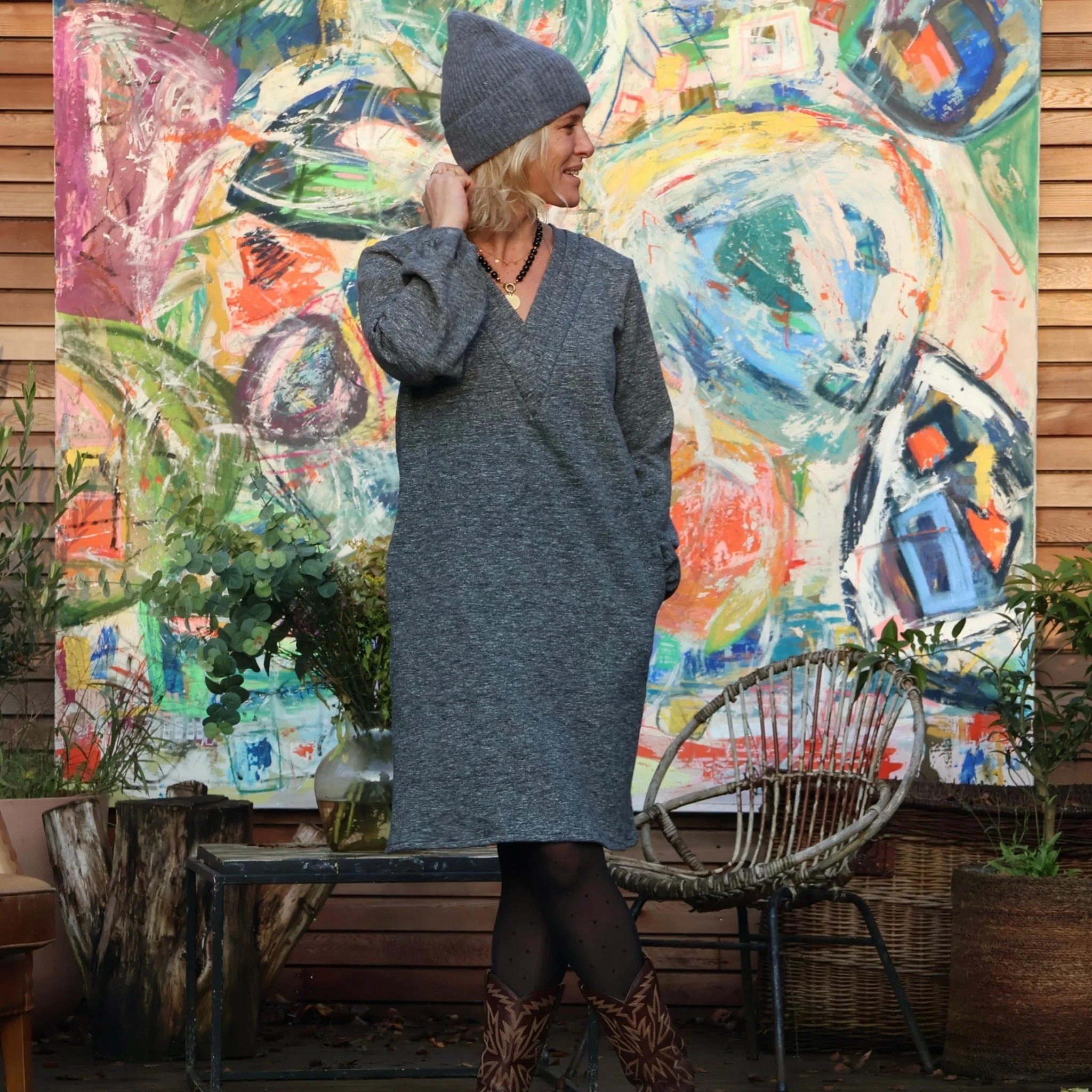 Bonnet Gabriel - gris - Image 2