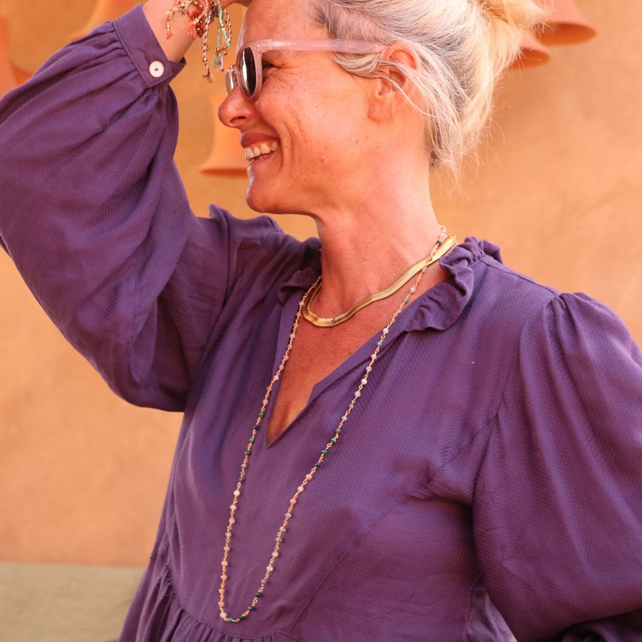 Collier "Compassion" doré - Image 4