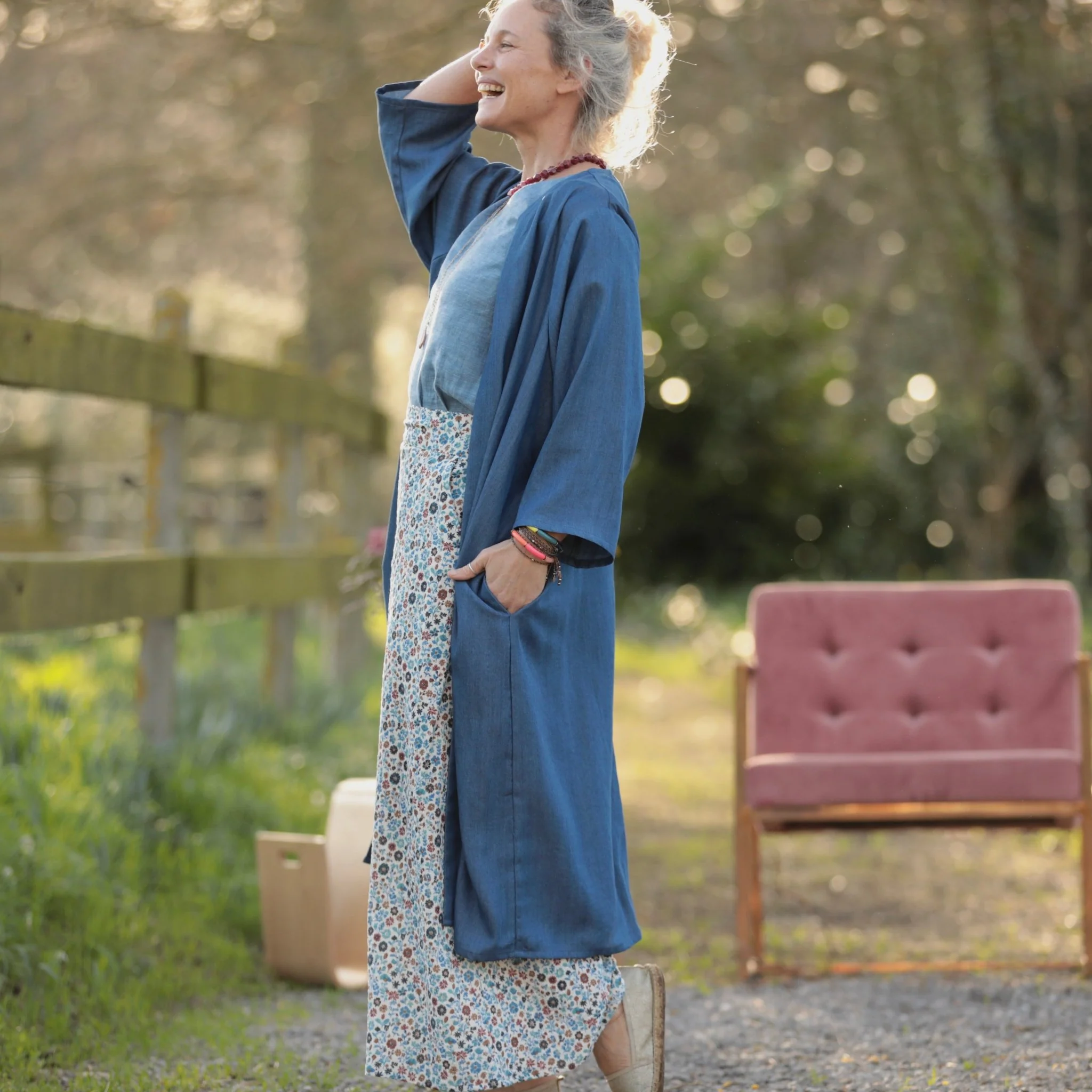 Calixte - Lyocell denim bleu - Image 5