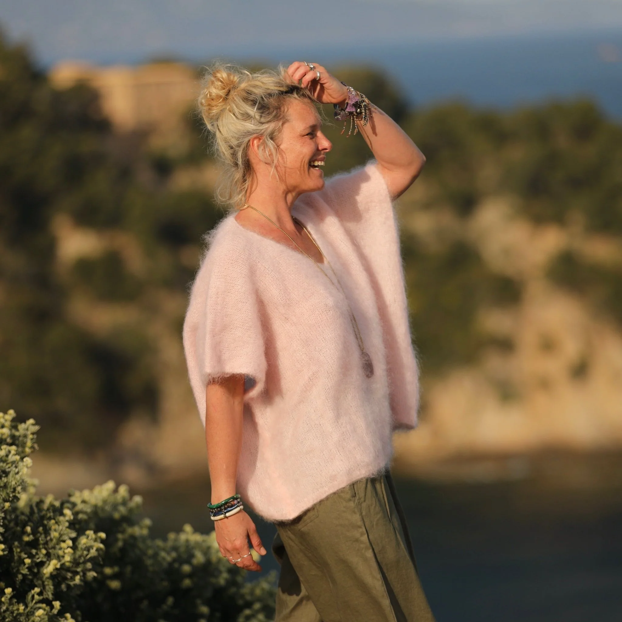 Cape Bérénice rose pale - Image 5