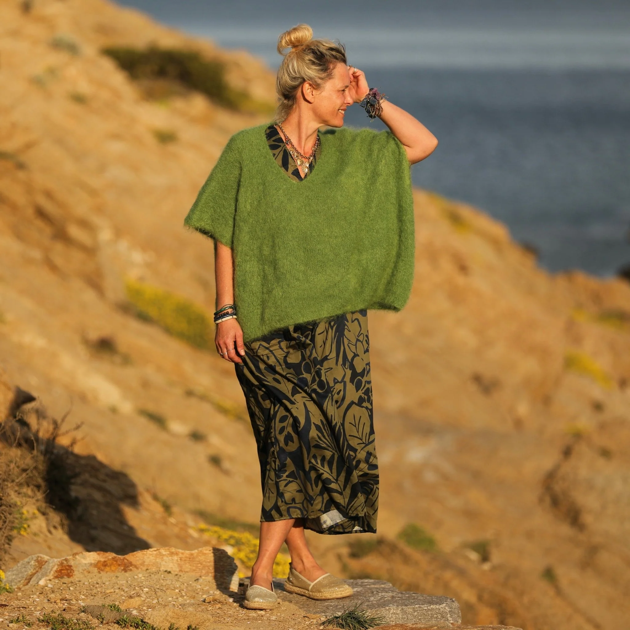 Cape Bérénice vert pomme - Image 3