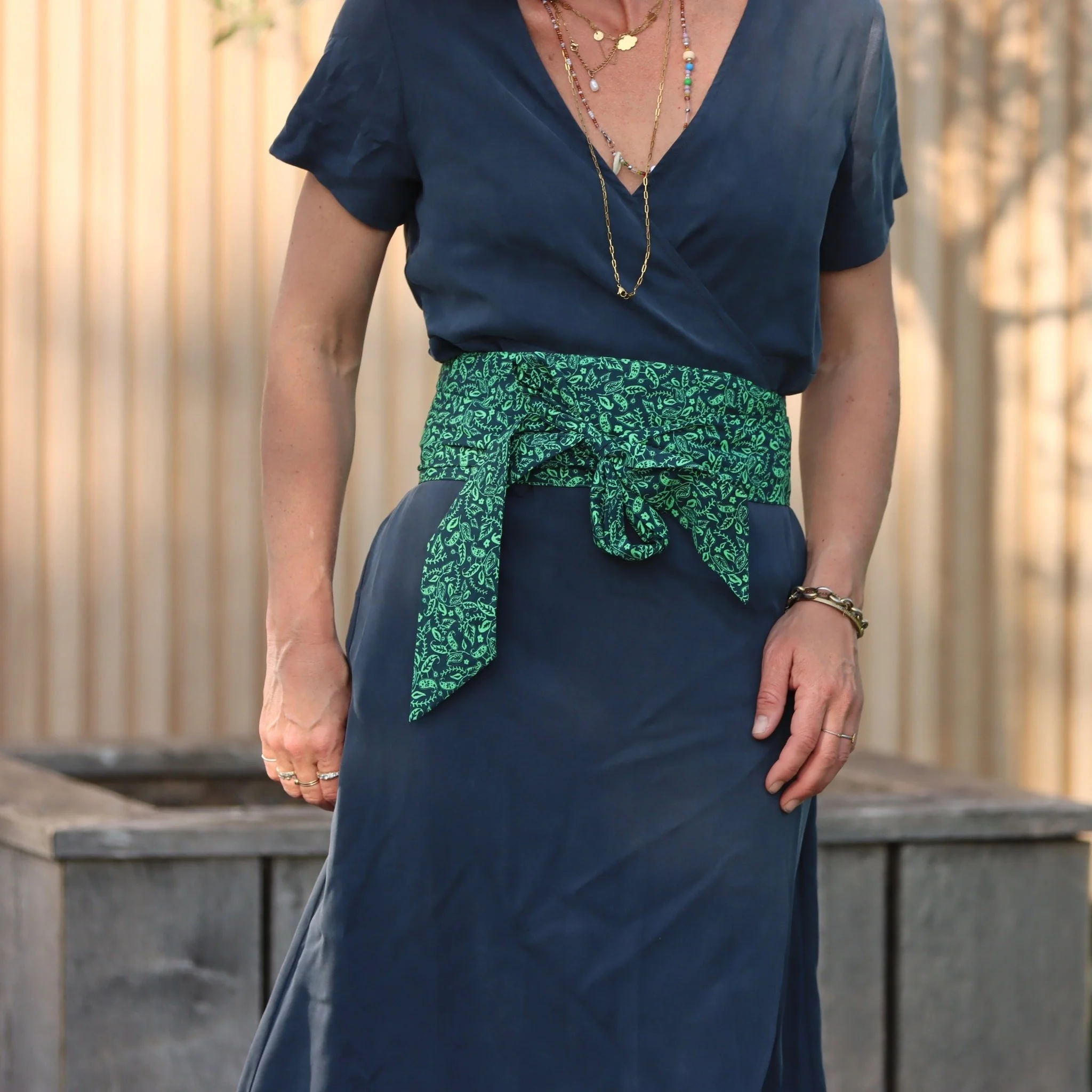 Ceinture Anita coton fleurs de Malte - Image 5