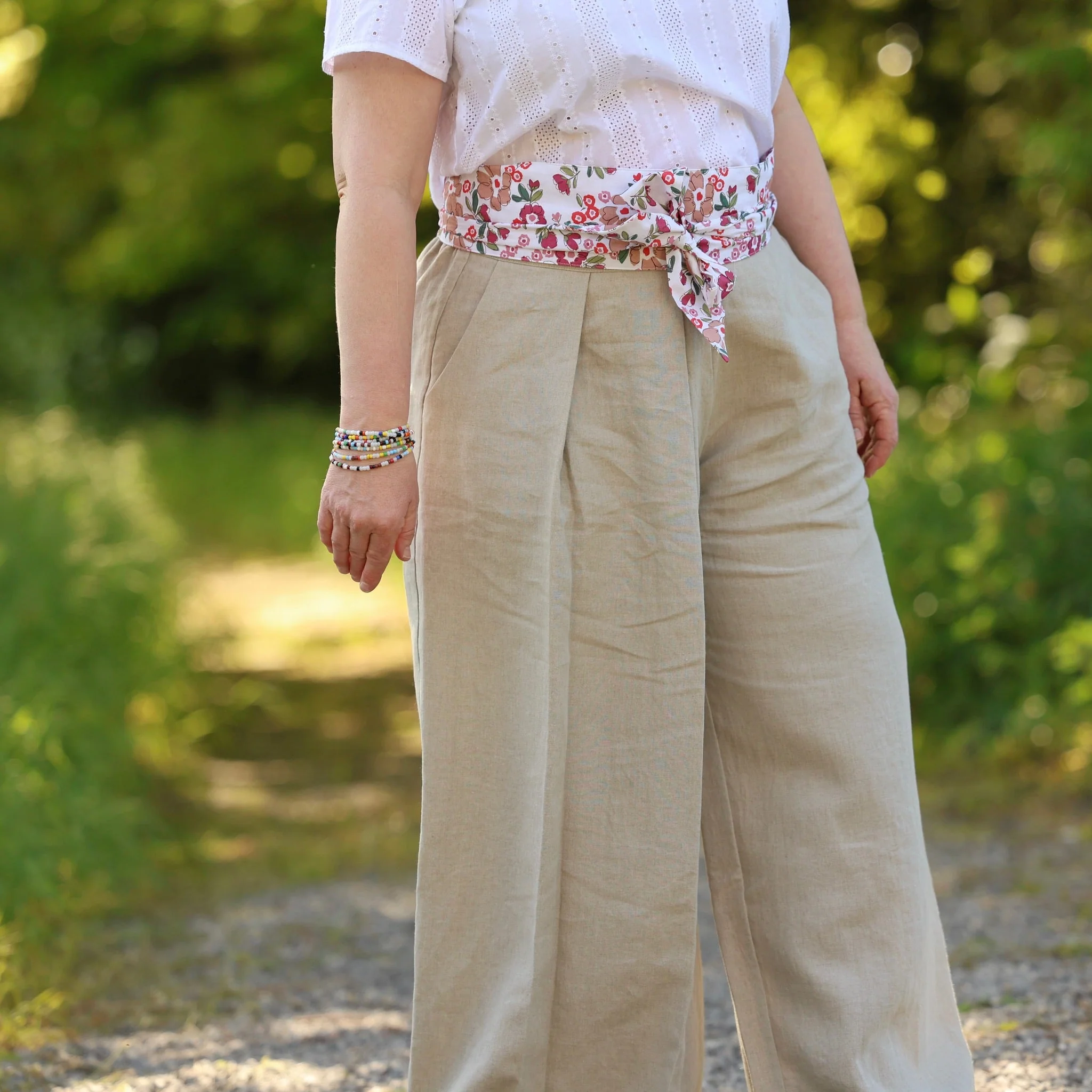 Ceinture Anita – Coton souffle fleuri - Image 3