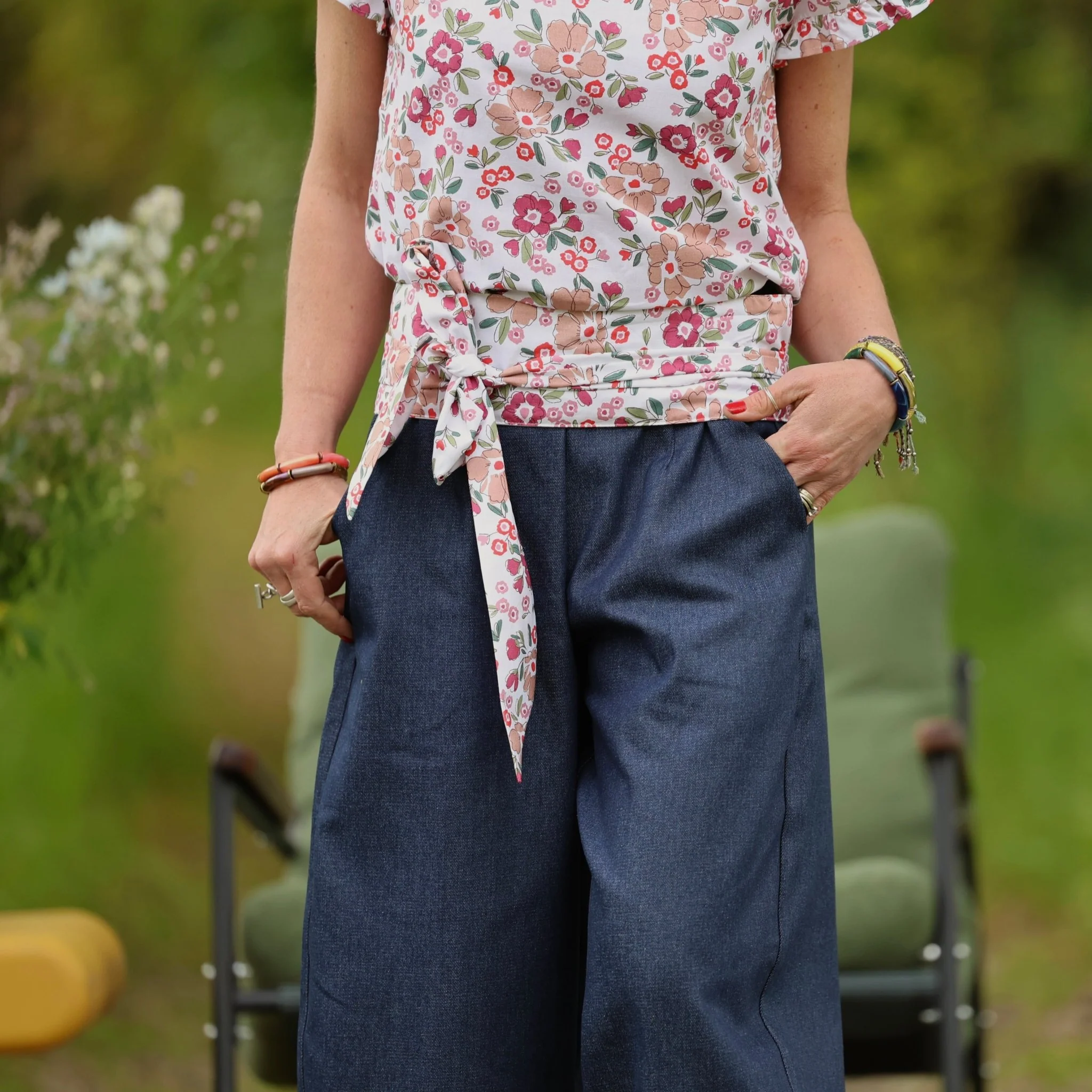 Ceinture Anita – Coton souffle fleuri - Image 4