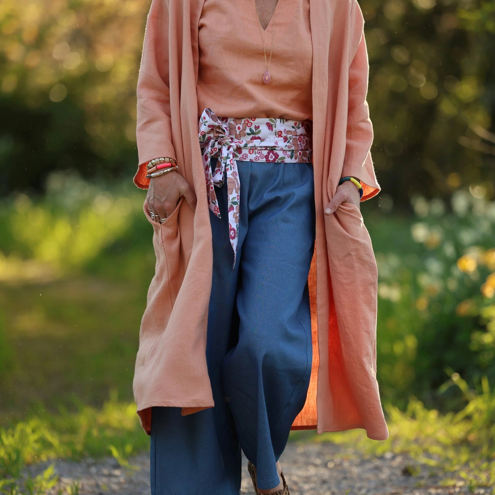 Ceinture Anita – Coton souffle fleuri - Image 5