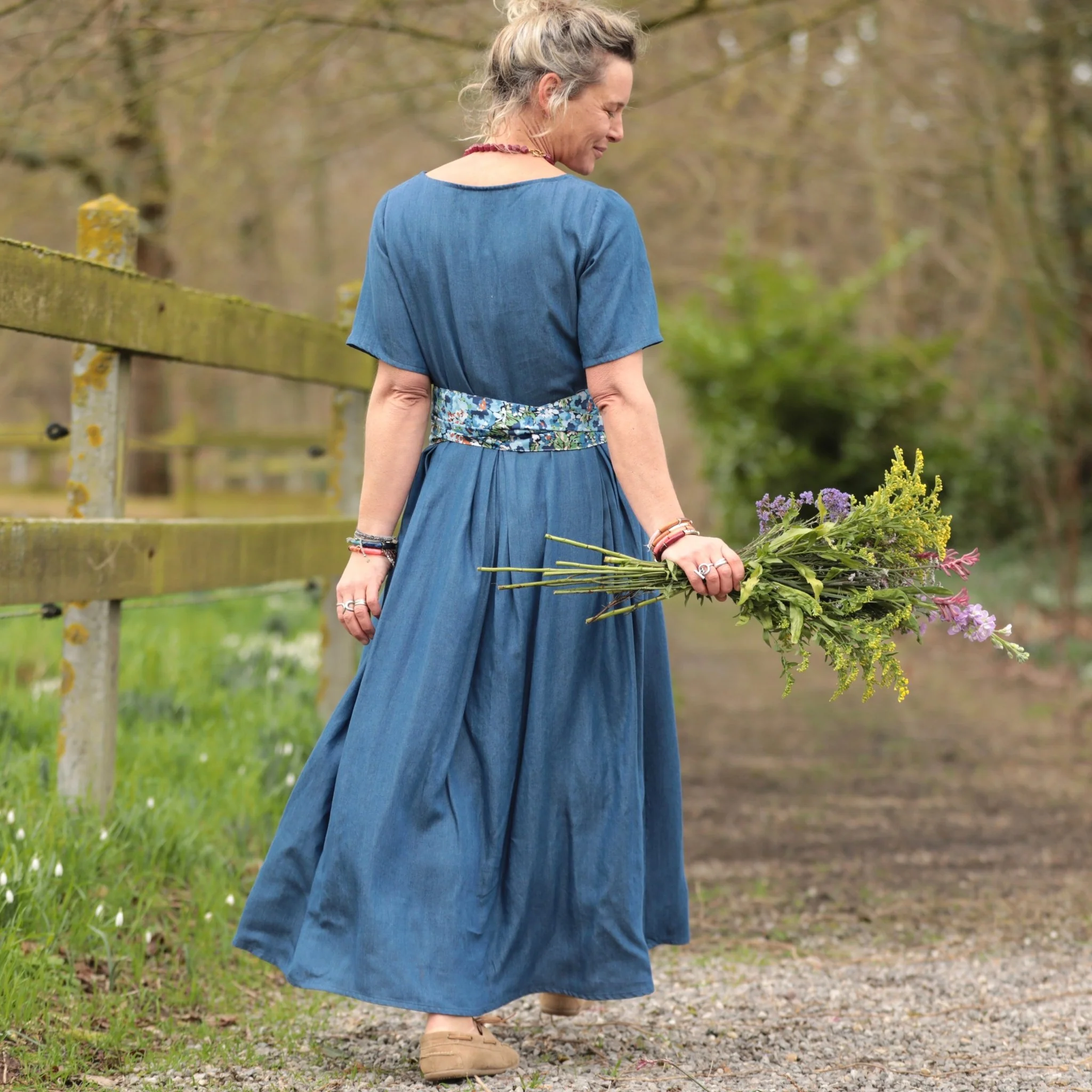 Ceinture Anita Fleurs d'indigo - Image 6