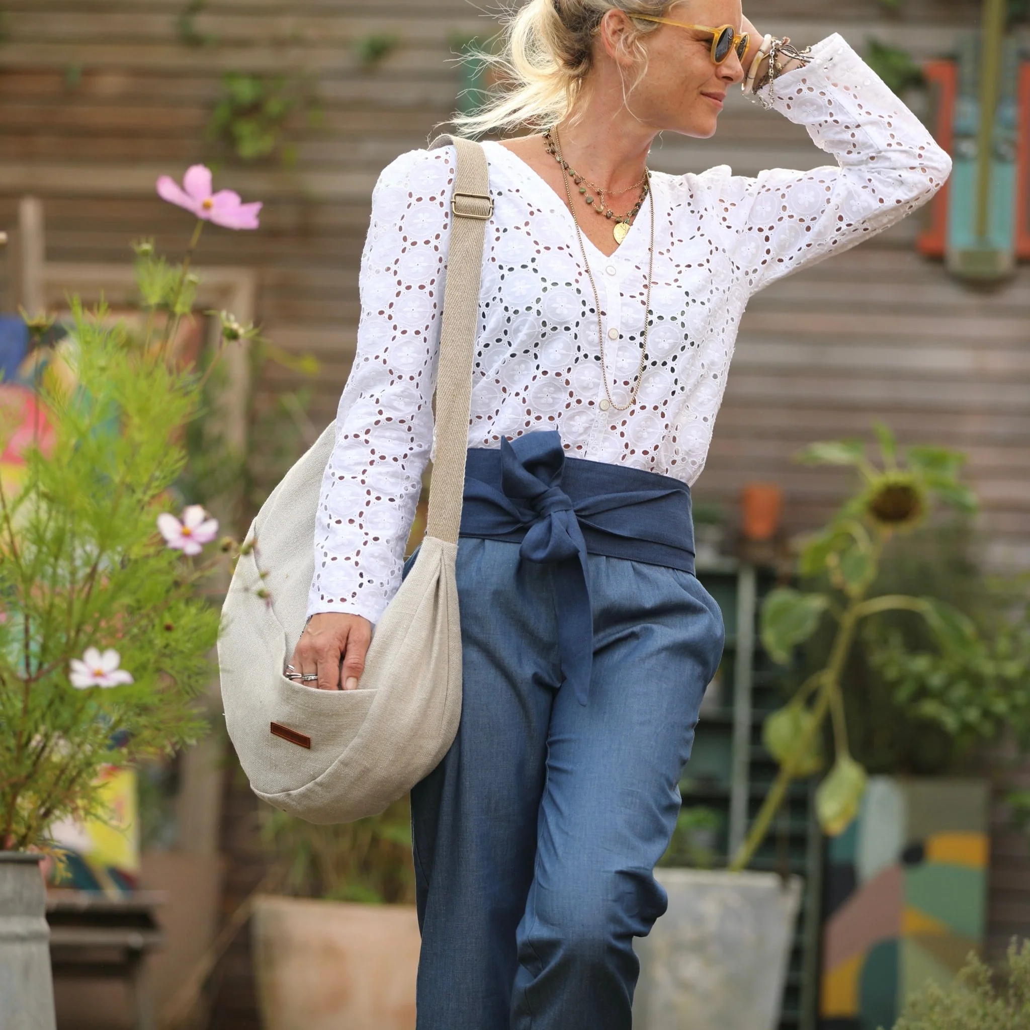 Ceinture Anita  - lin indigo - Image 4