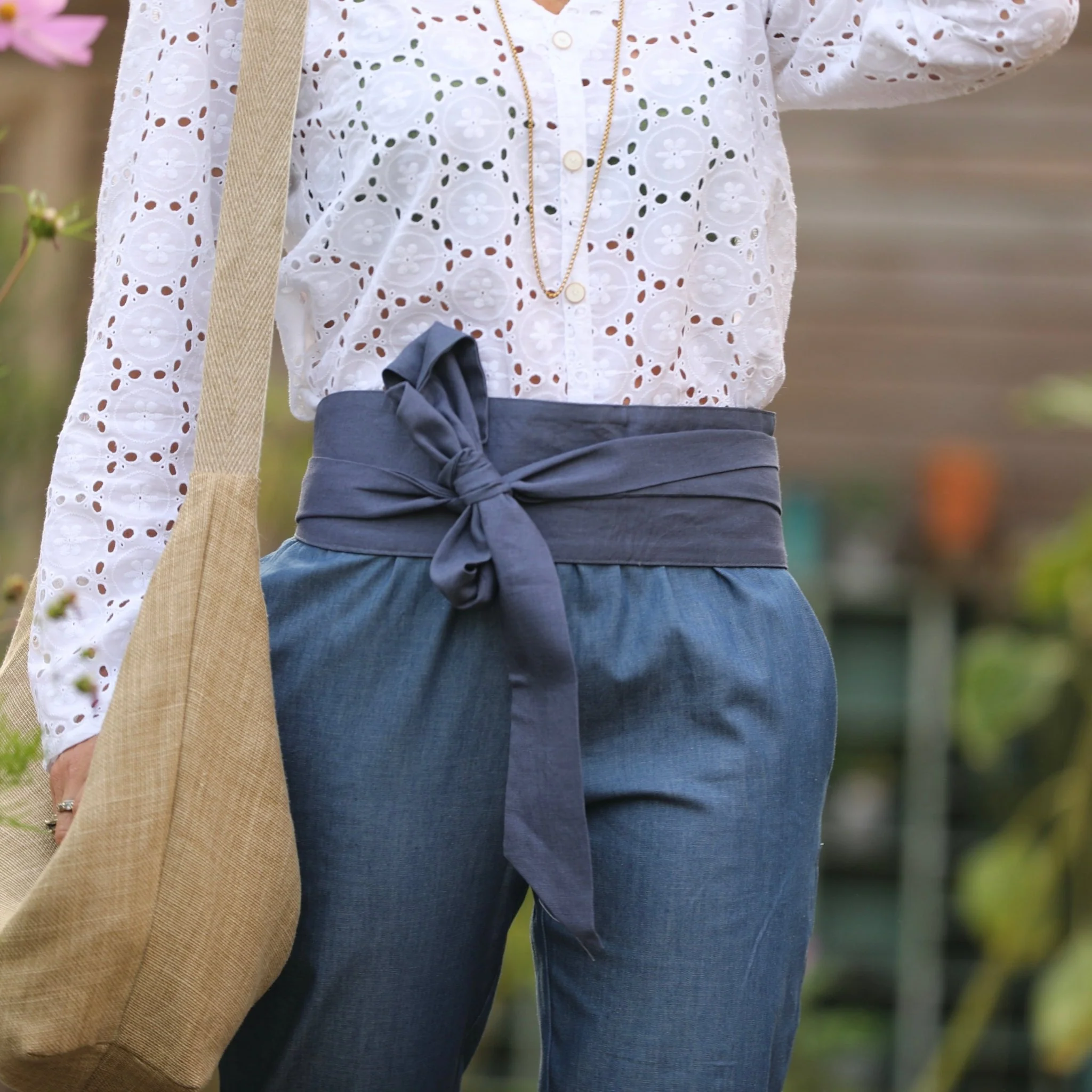 Ceinture Anita  - lin lavande - Image 5