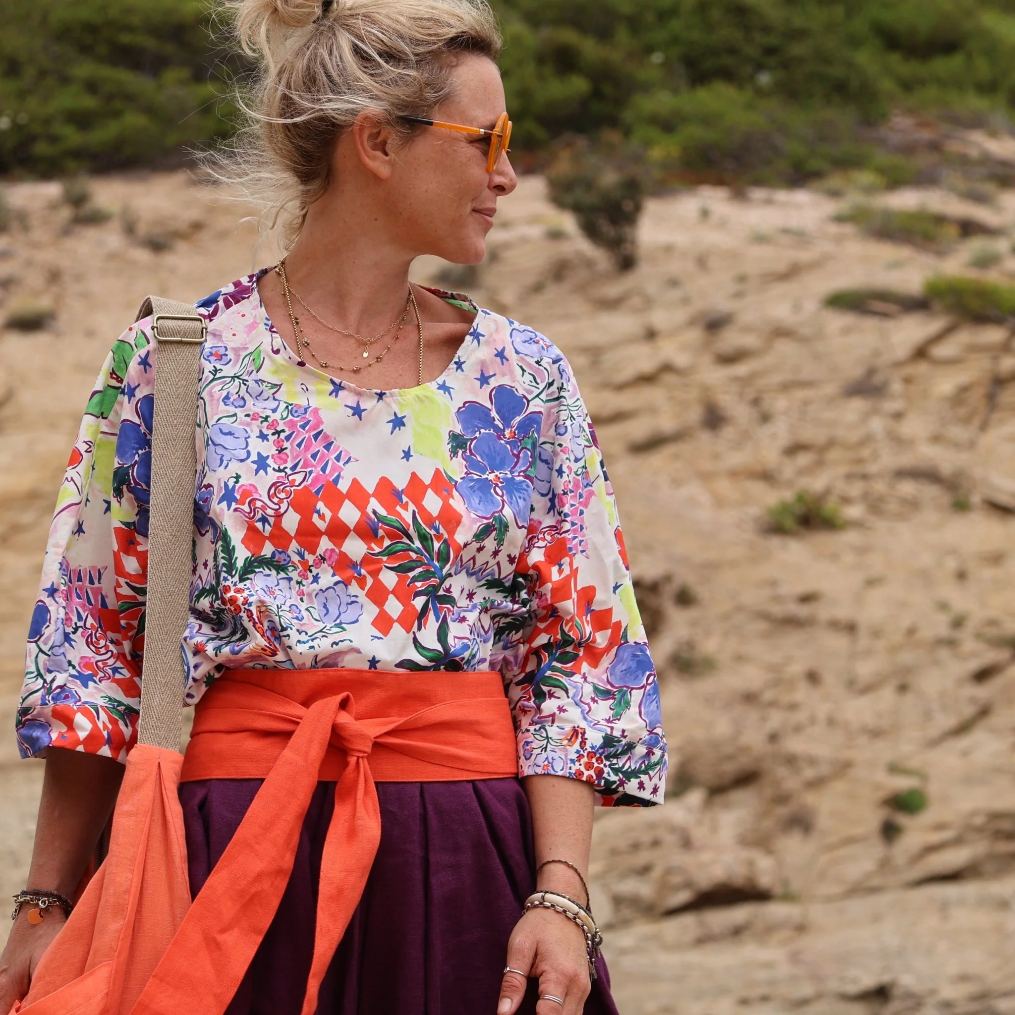 Ceinture Anita  - lin orange - Image 6